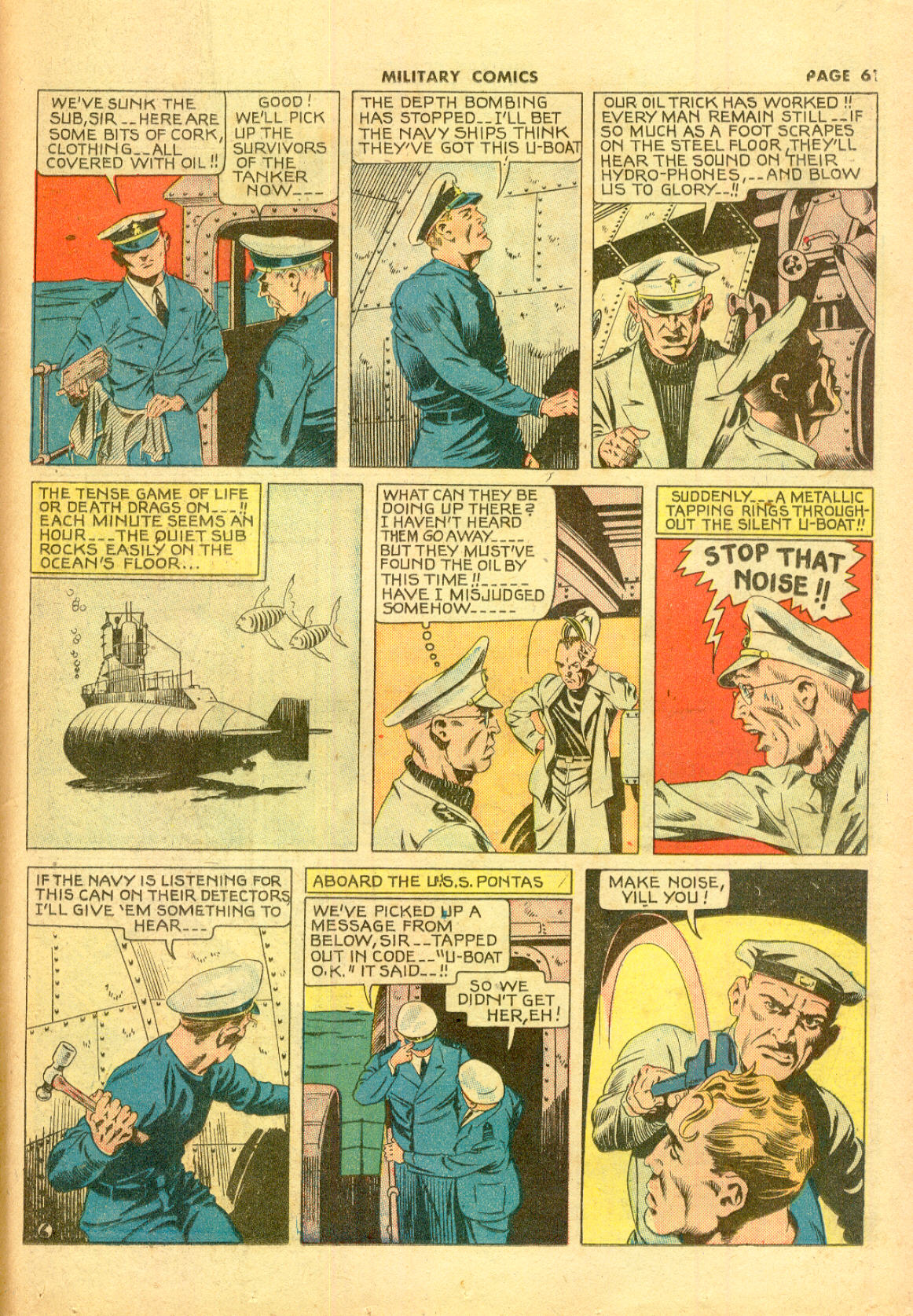 Read online Military Comics comic -  Issue #11 - 63