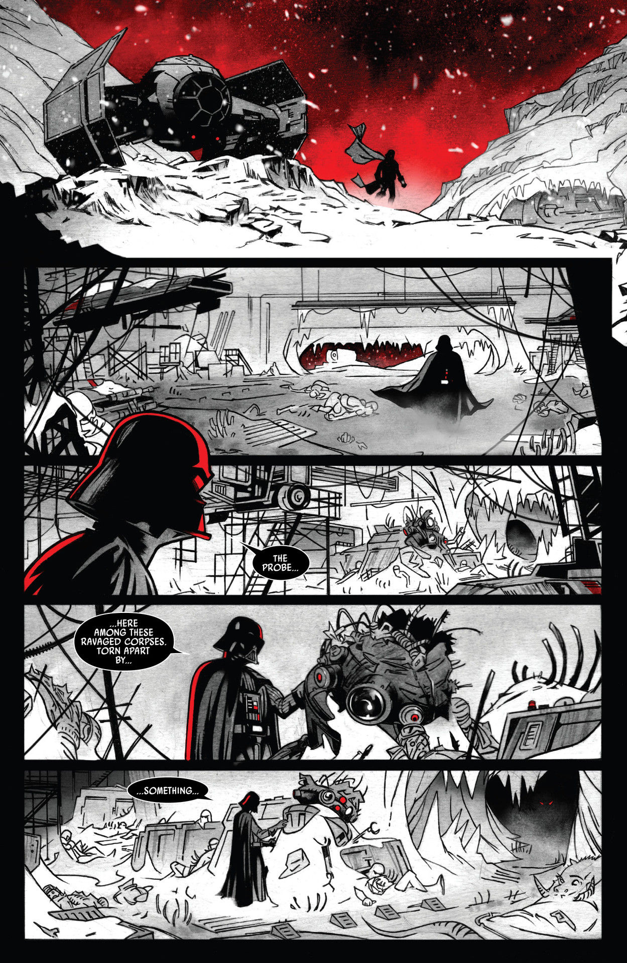 Read online Star Wars: Darth Vader - Black, White & Red comic -  Issue #4 - 24