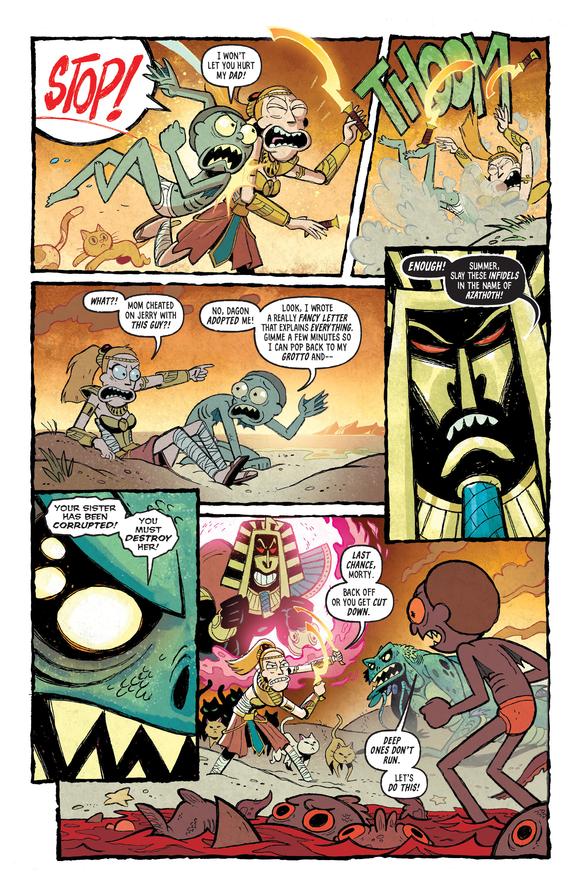 Read online Rick and Morty: vs. Cthulhu comic -  Issue # TPB - 82