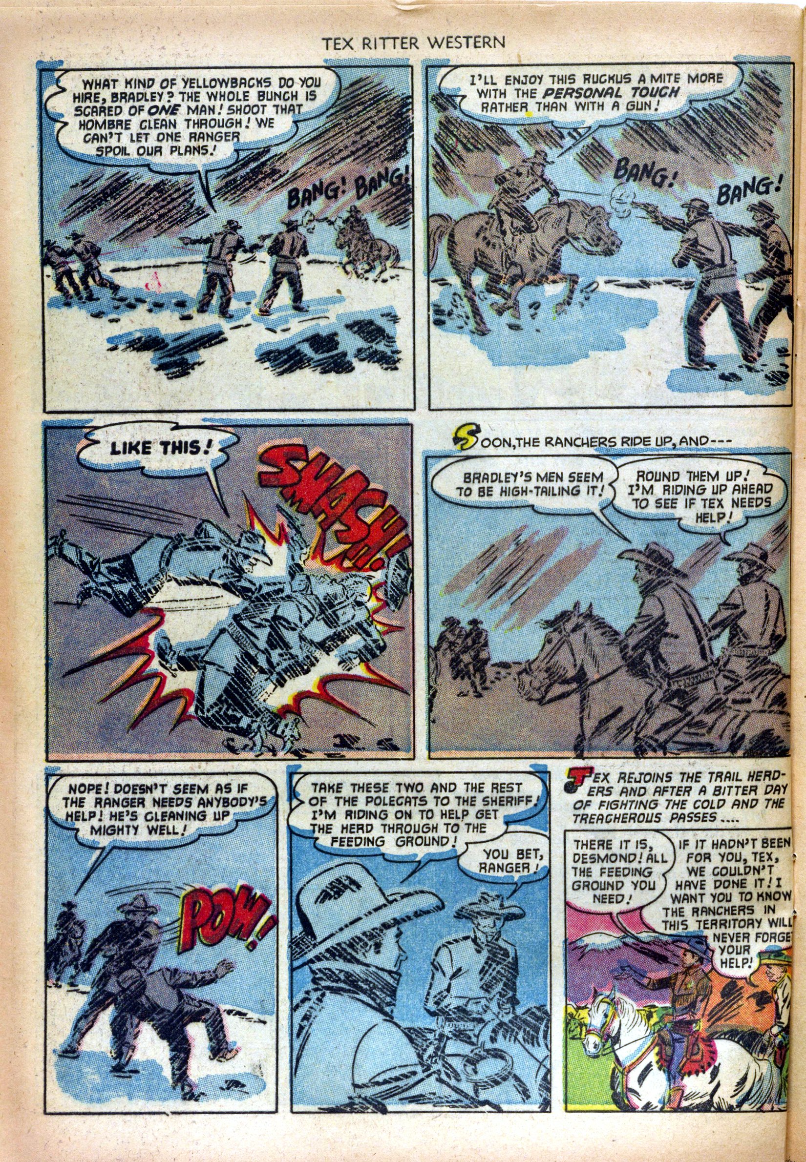 Read online Tex Ritter Western comic -  Issue #12 - 24