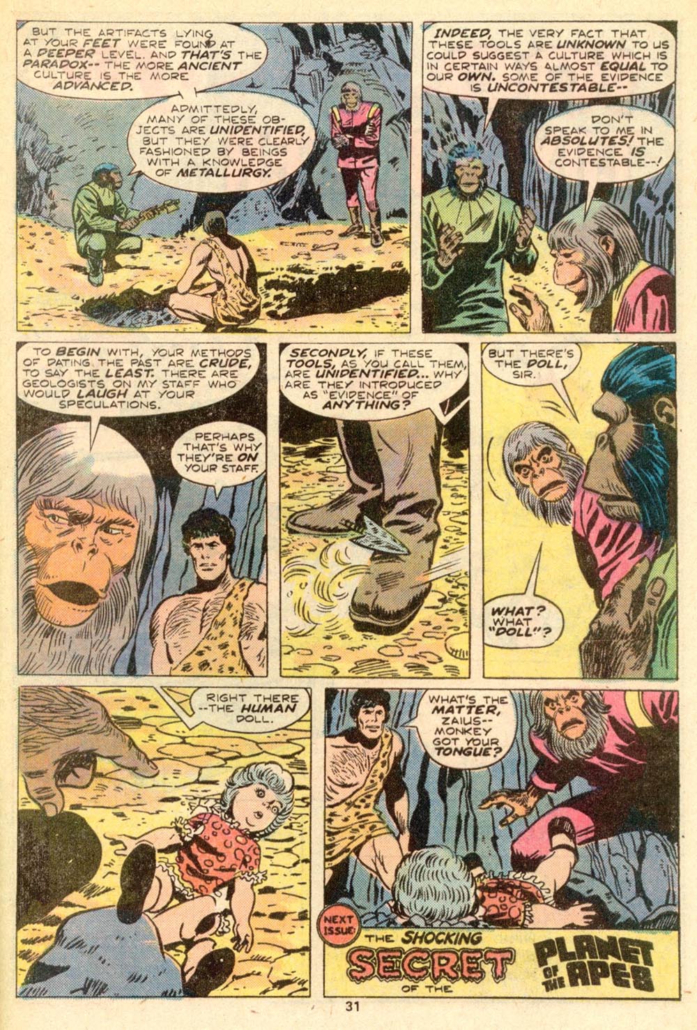 Read online Adventures on the Planet of the Apes comic -  Issue #5 - 21
