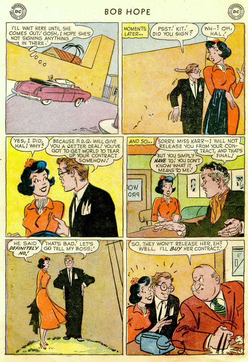 Read online The Adventures of Bob Hope comic -  Issue #19 - 40