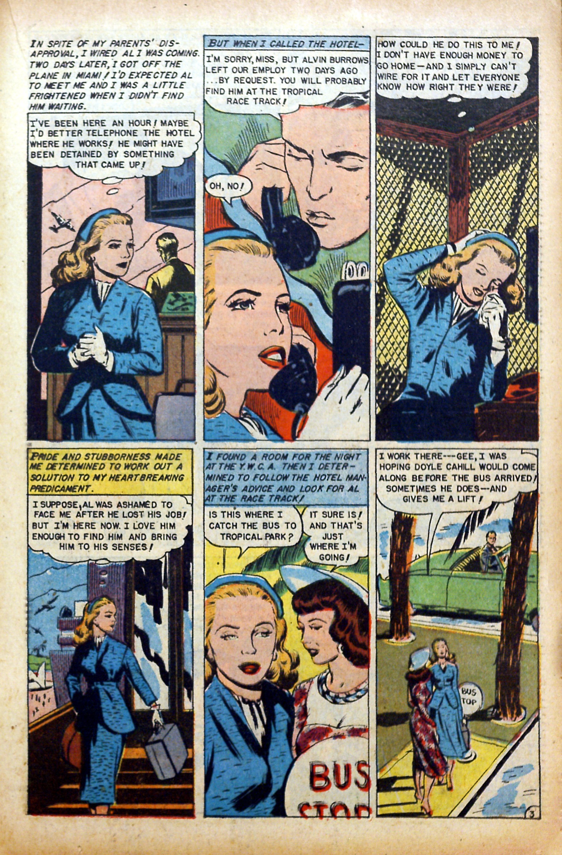 Read online Glamorous Romances comic -  Issue #70 - 19