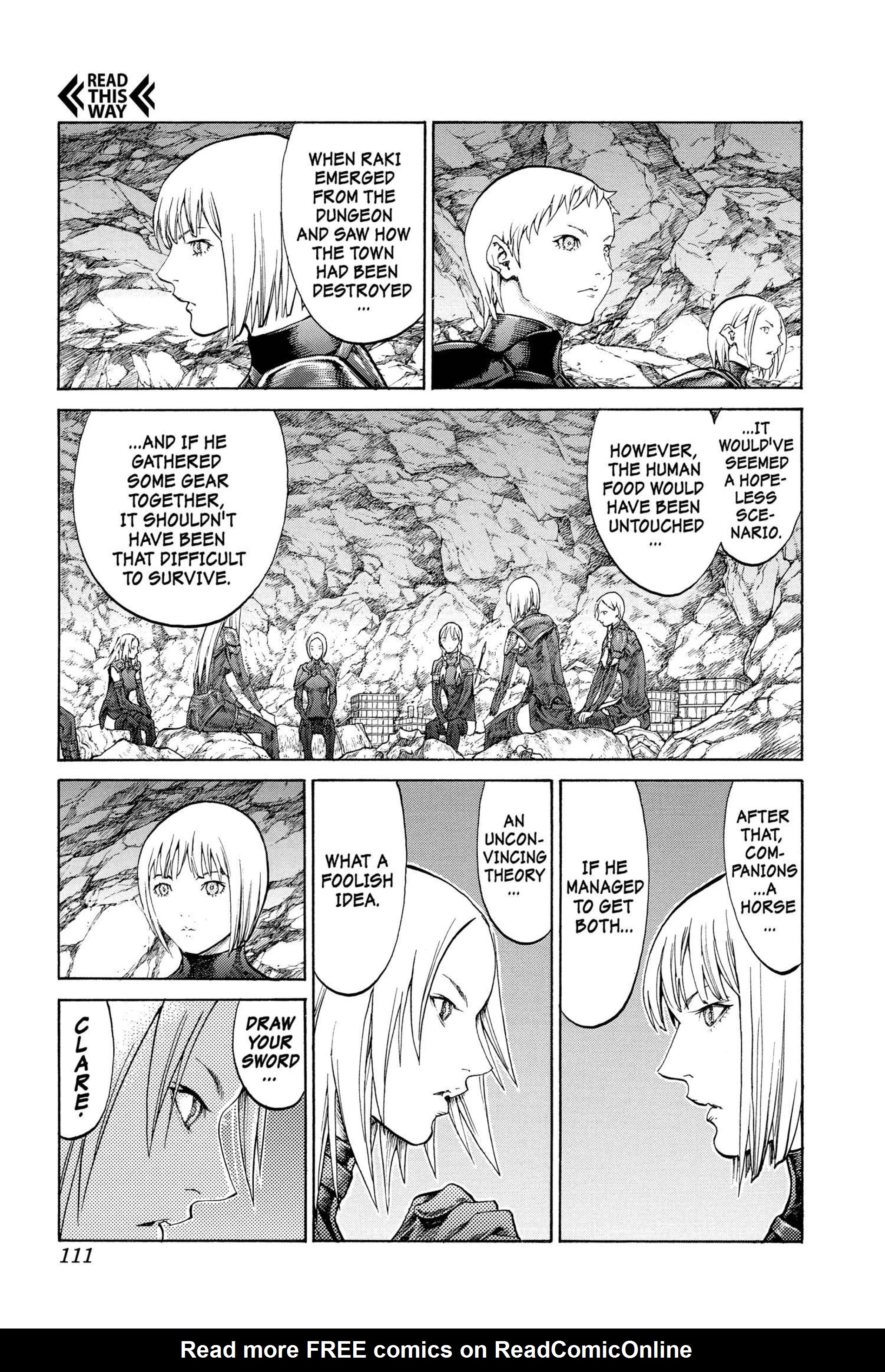 Read online Claymore comic -  Issue #12 - 102