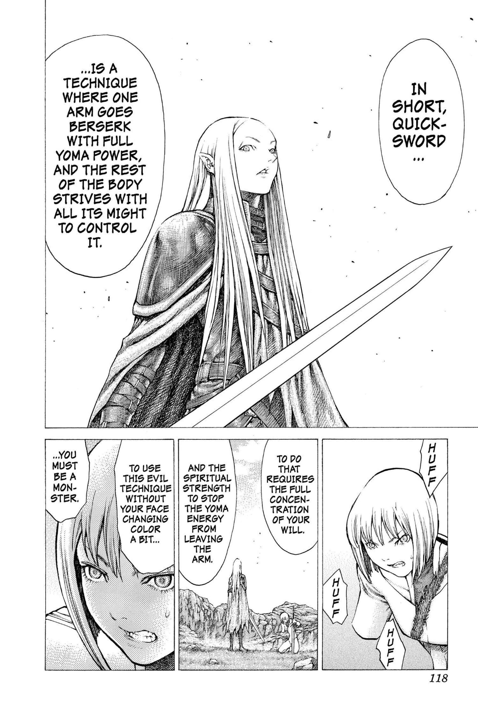 Read online Claymore comic -  Issue #7 - 111