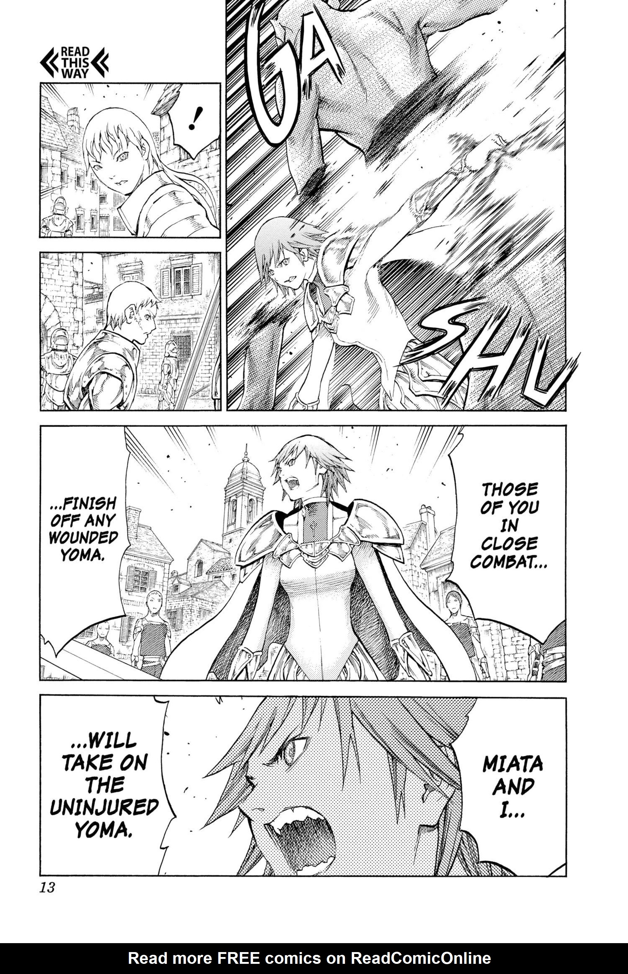 Read online Claymore comic -  Issue #20 - 12