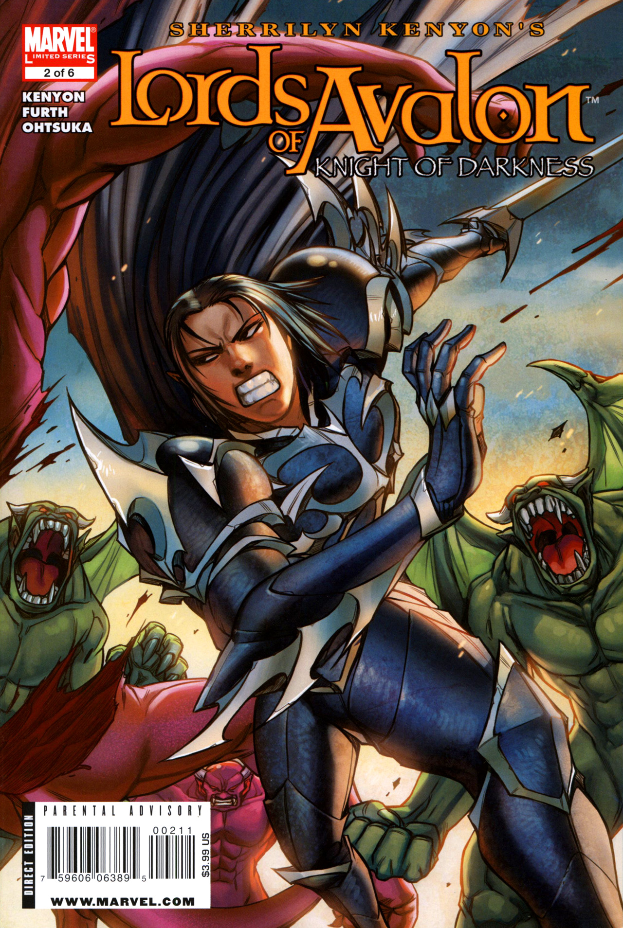 Read online Lords of Avalon: Knight of Darkness comic -  Issue #2 - 1