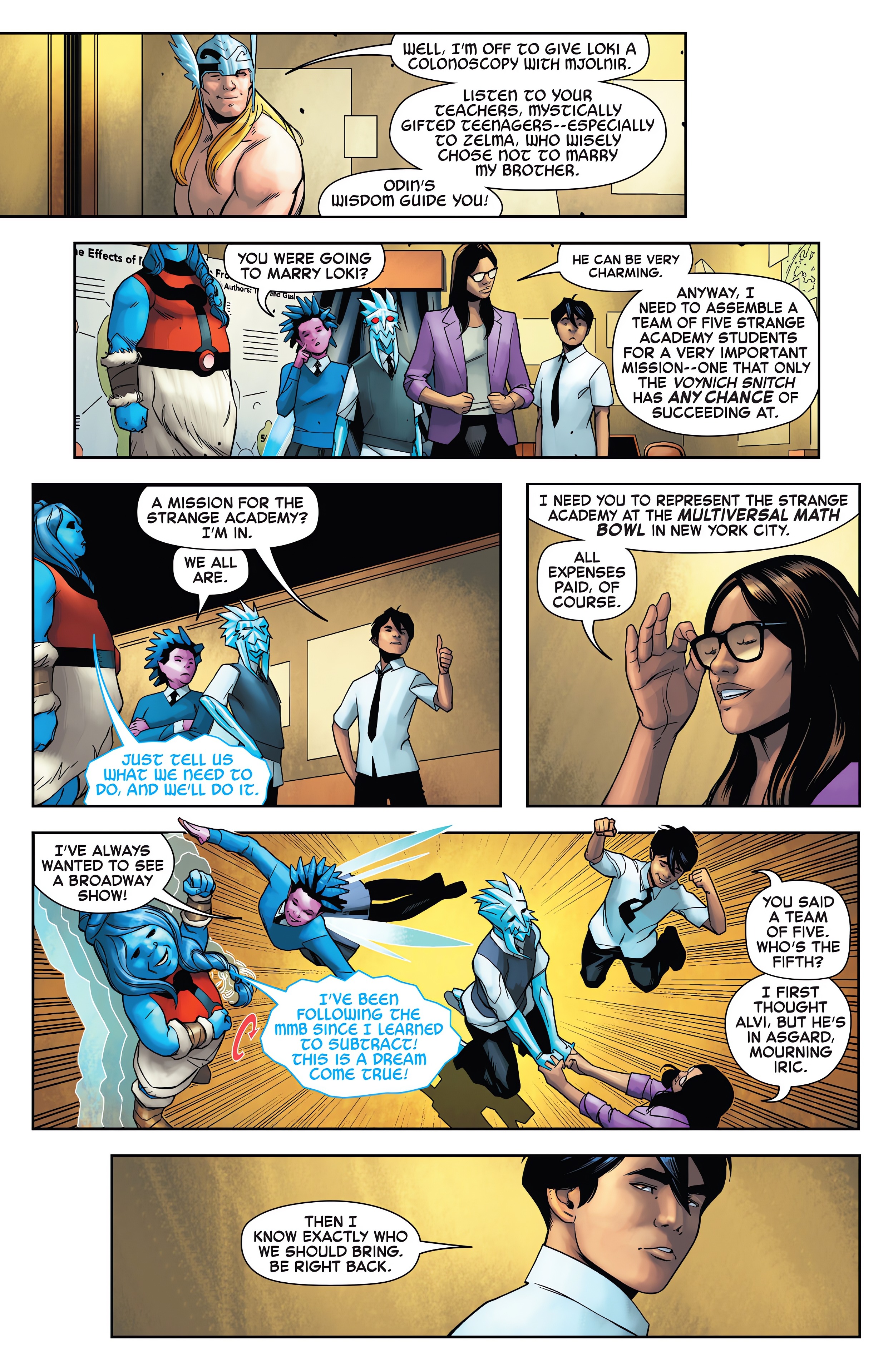 Read online Strange Academy: Miles Morales comic -  Issue #1 - 7