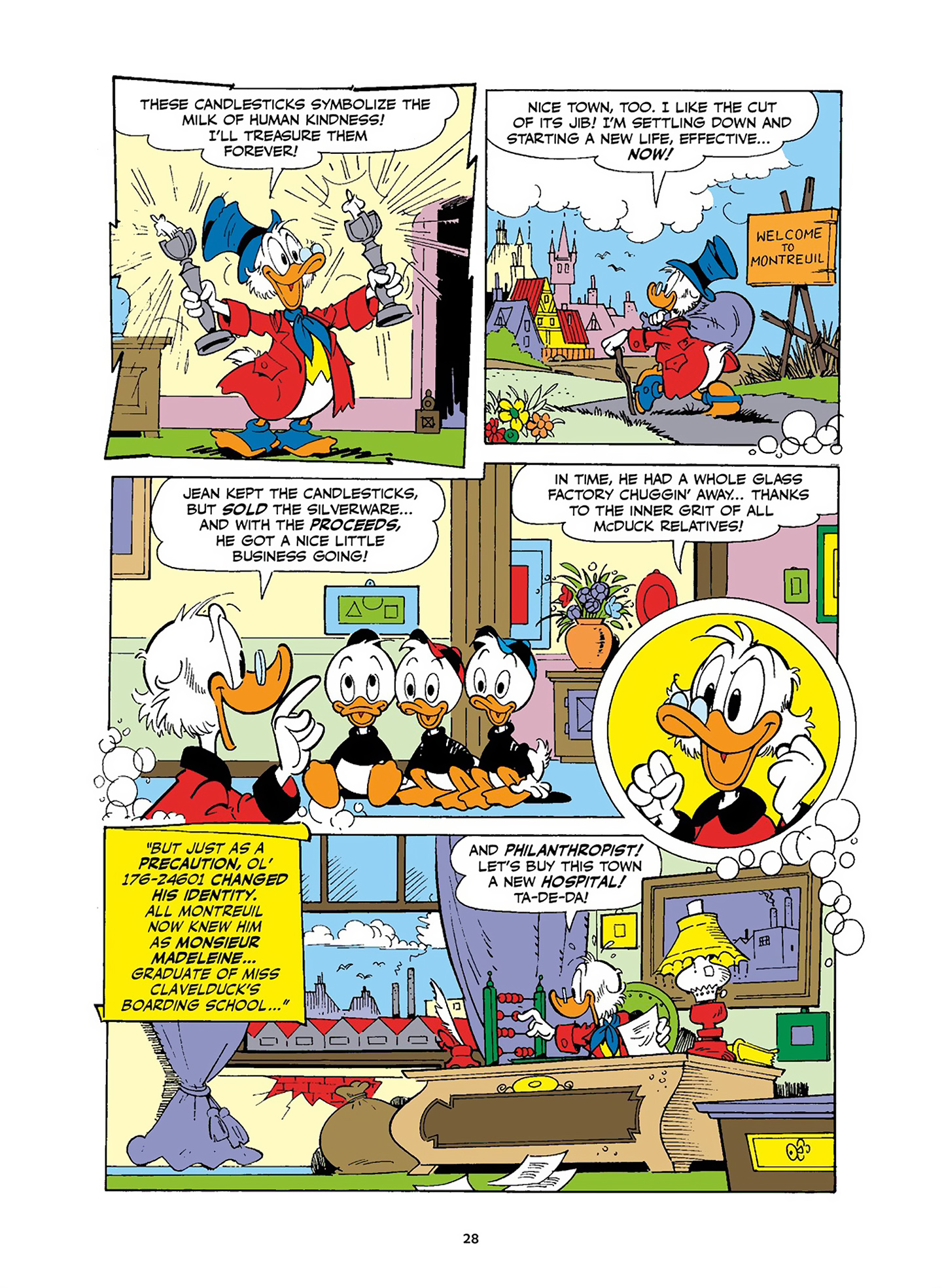 Read online Uncle Scrooge and Donald Duck in Les Misérables and War and Peace comic -  Issue # TPB (Part 1) - 29
