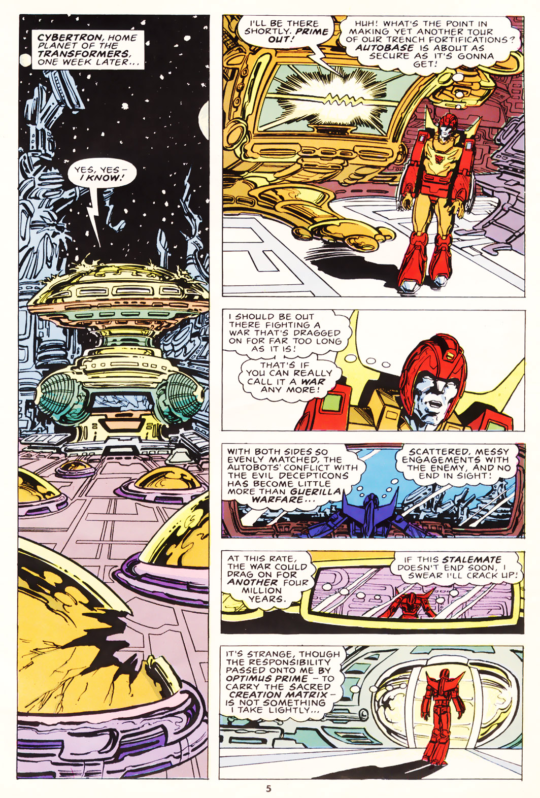 Read online The Transformers (UK) comic -  Issue #133 - 5