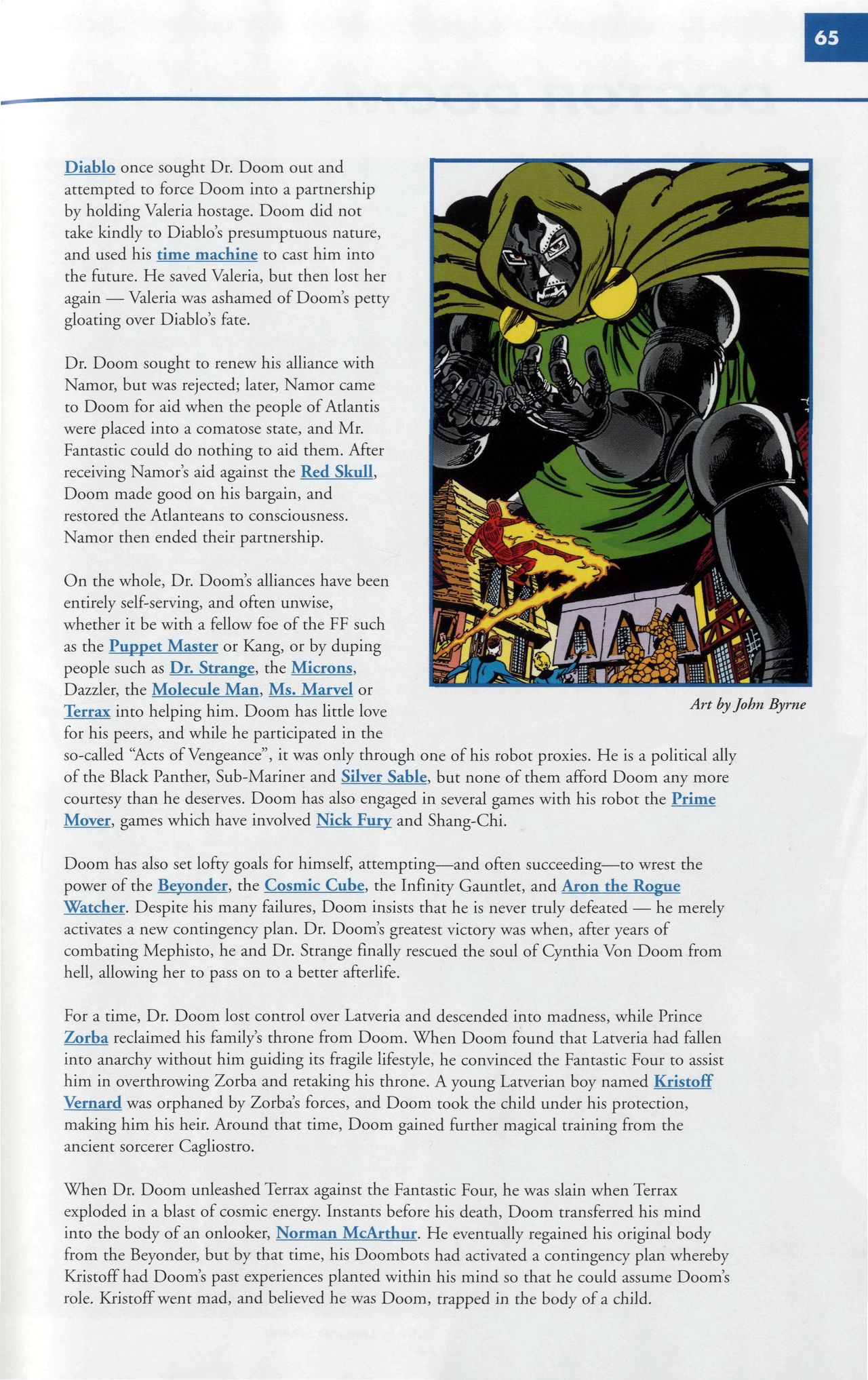 Read online Marvel Encyclopedia comic -  Issue # TPB 6 - 68