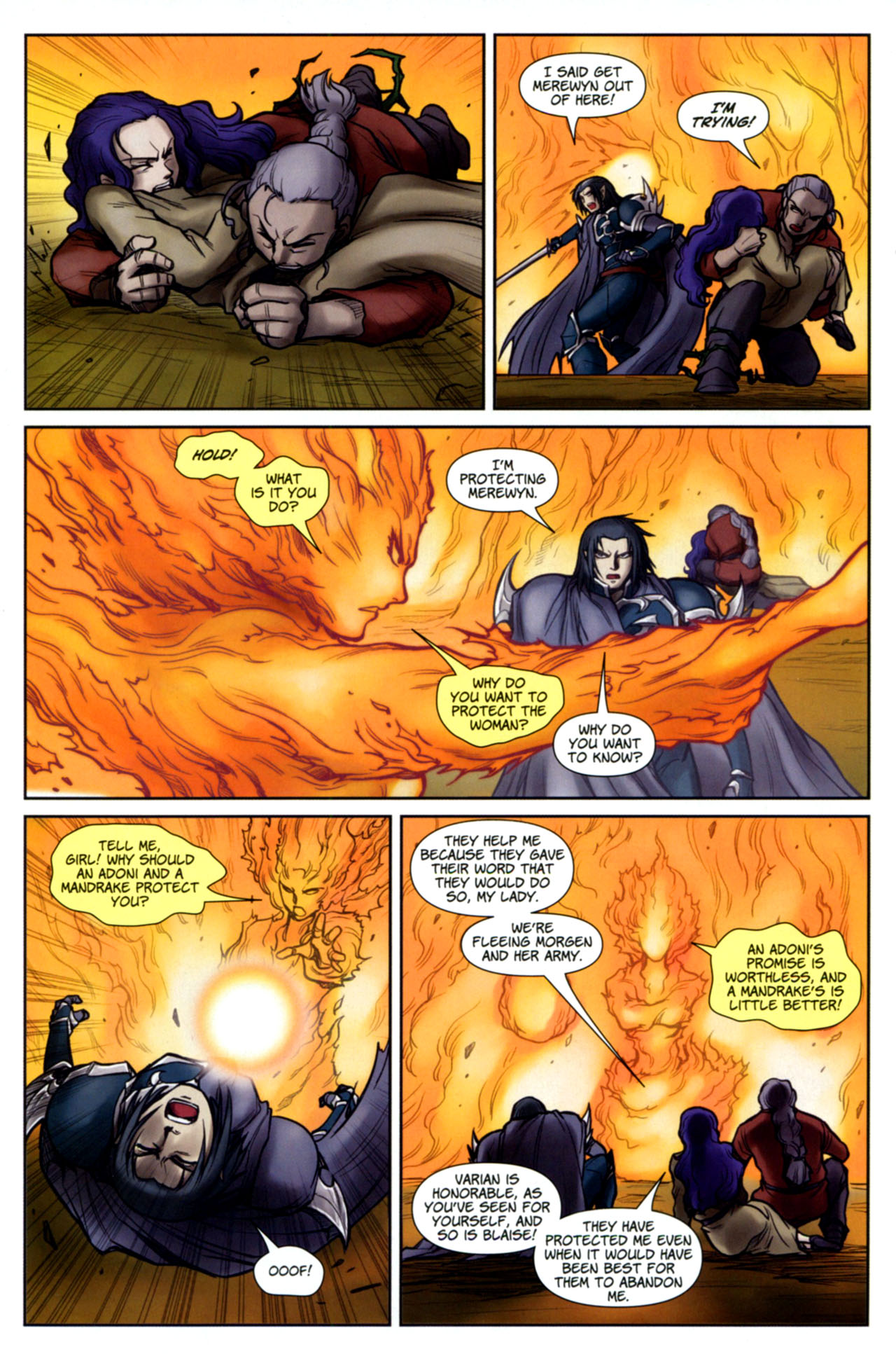 Read online Lords of Avalon: Knight of Darkness comic -  Issue #3 - 8