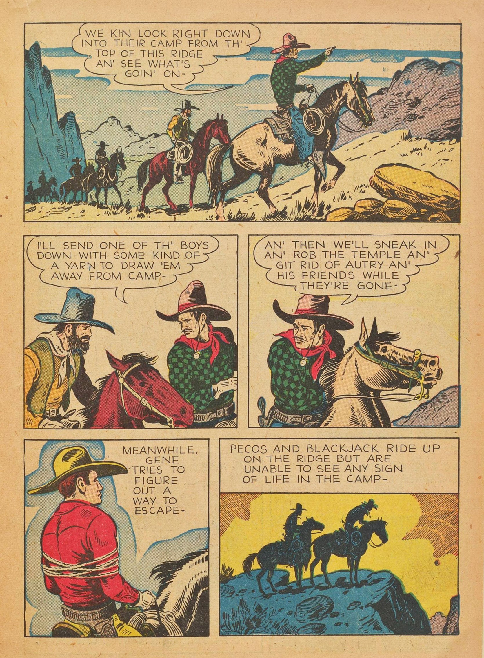 Read online Gene Autry Comics comic -  Issue #3 - 27