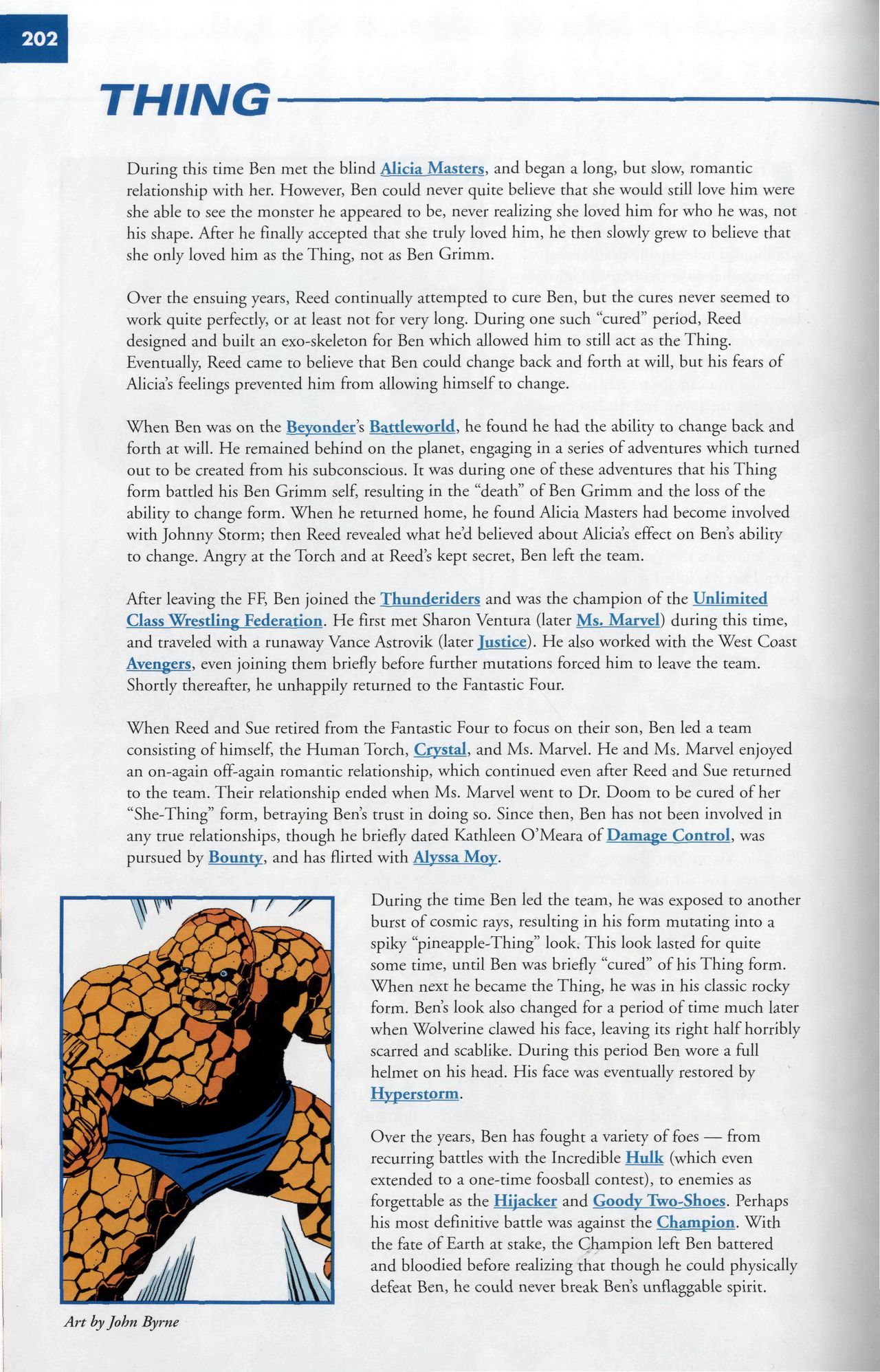 Read online Marvel Encyclopedia comic -  Issue # TPB 6 - 205