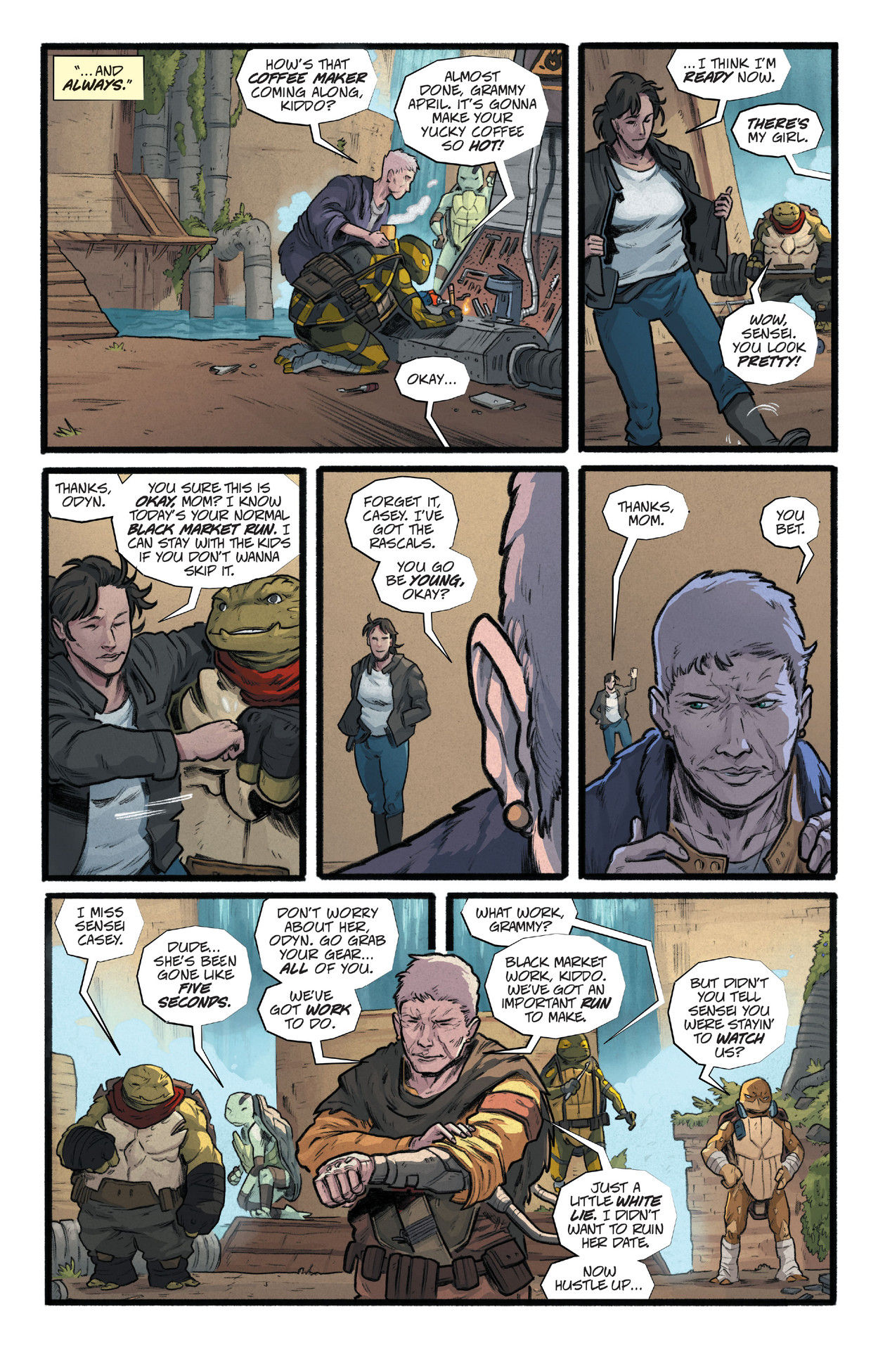 Read online Teenage Mutant Ninja Turtles: The Last Ronin - Lost Day Special comic -  Issue # Full - 12