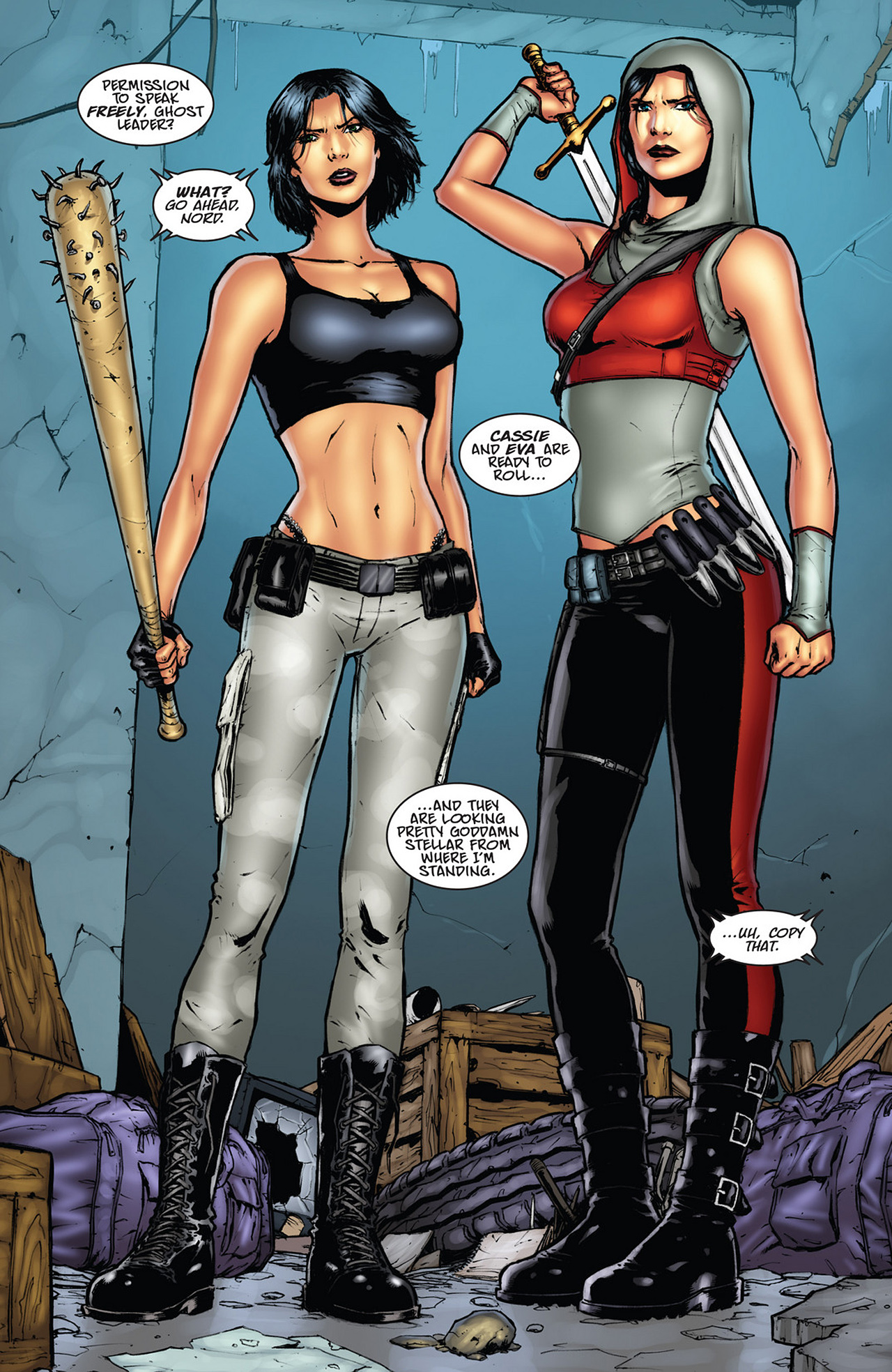 Read online Hack/Slash/Eva Monster's Ball comic -  Issue # _TPB - 56