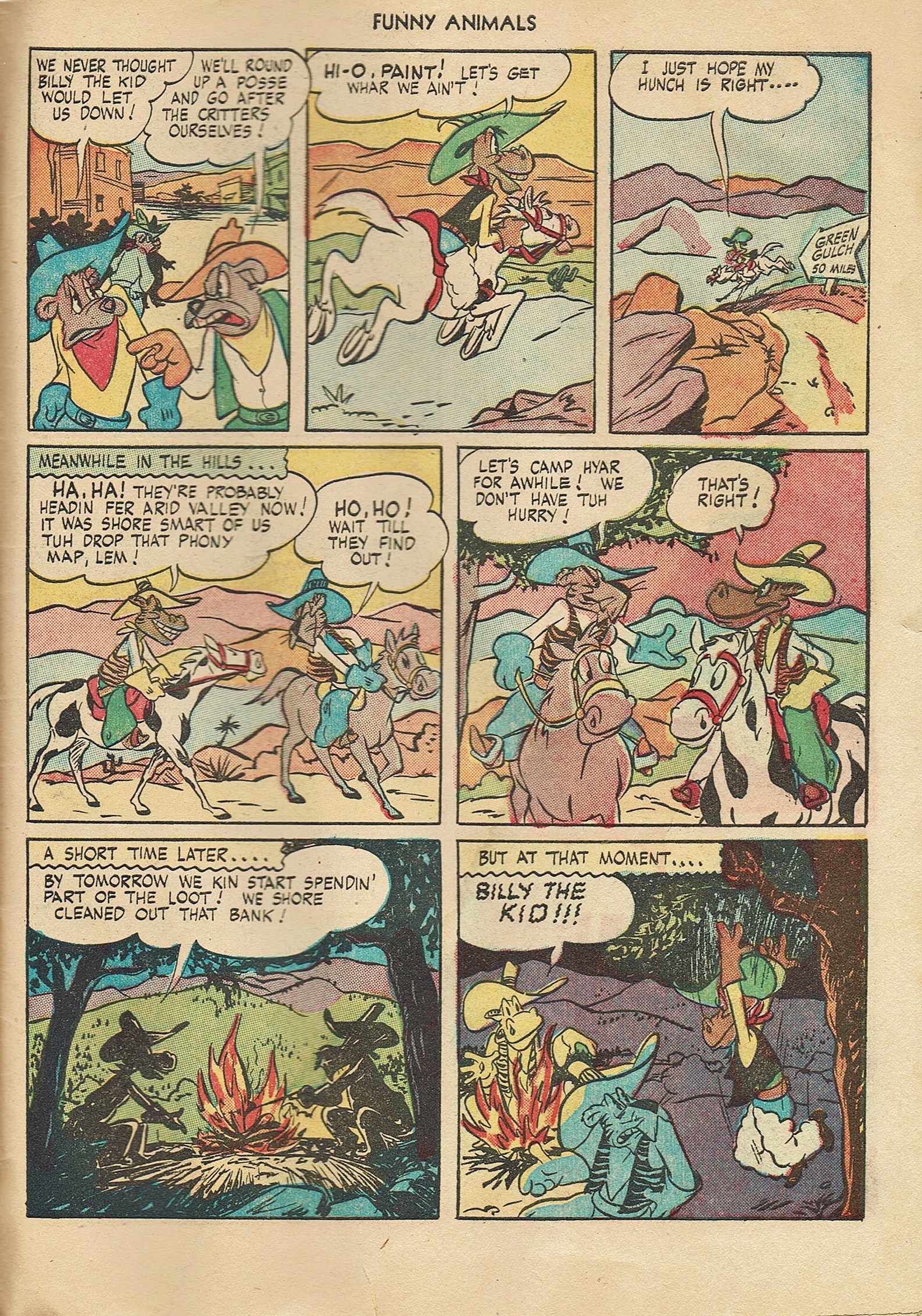 Read online Fawcett's Funny Animals comic -  Issue #46 - 47