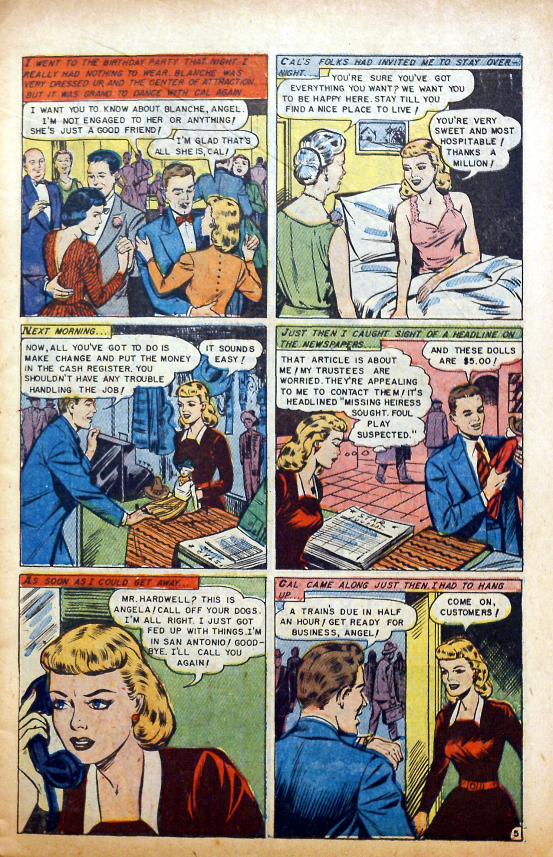 Read online Glamorous Romances comic -  Issue #65 - 7