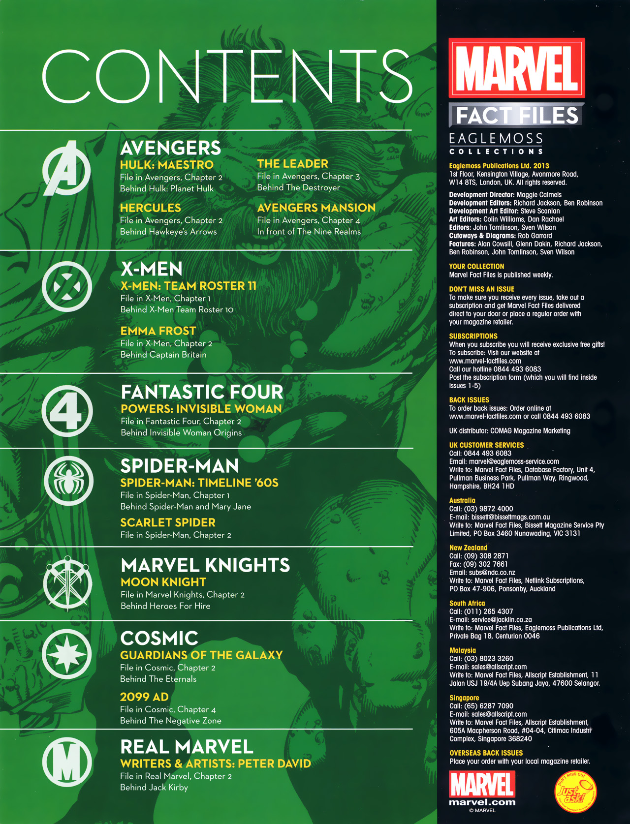 Read online Marvel Fact Files comic -  Issue #11 - 2
