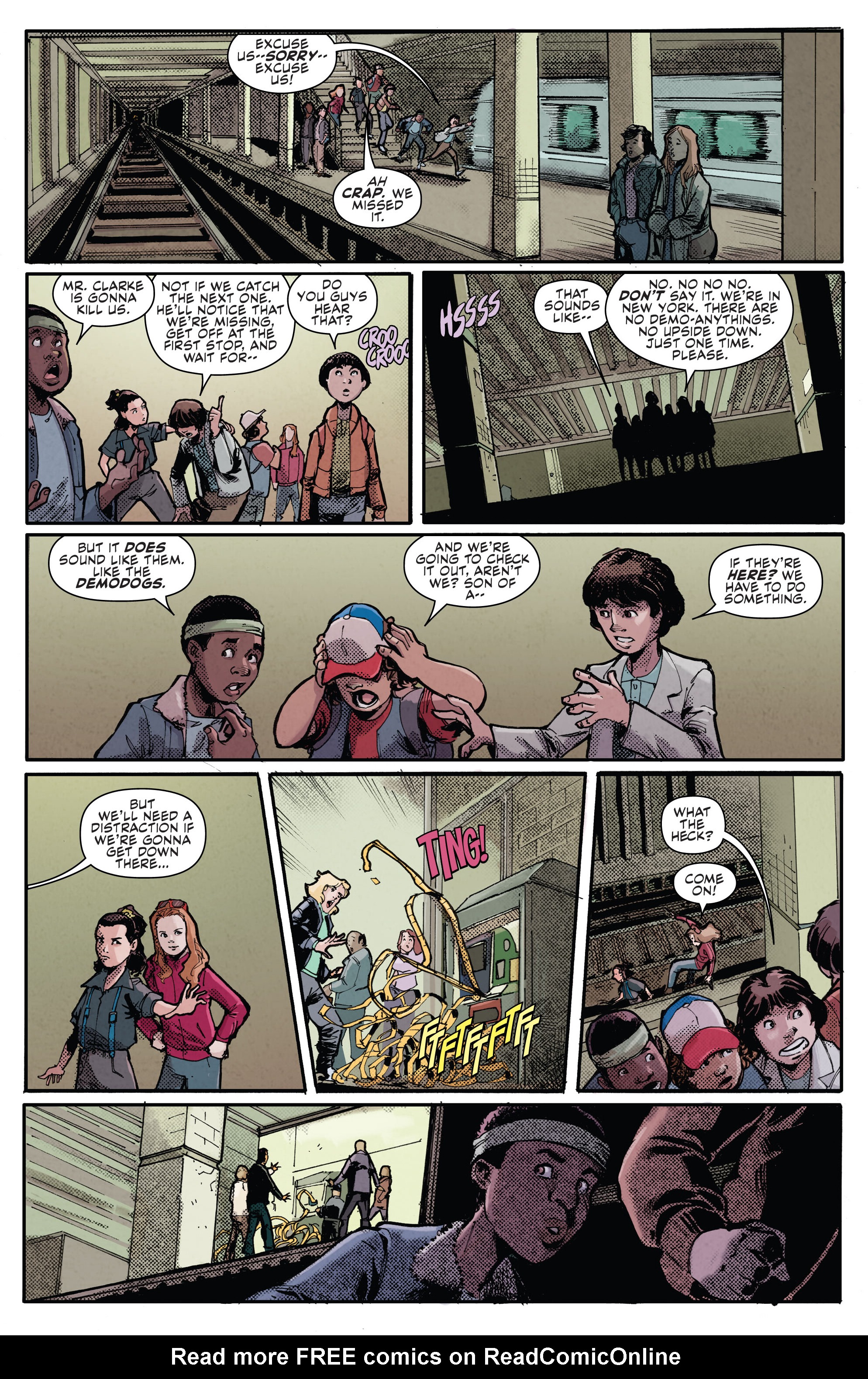 Read online Teenage Mutant Ninja Turtles x Stranger Things comic -  Issue #1 - 6