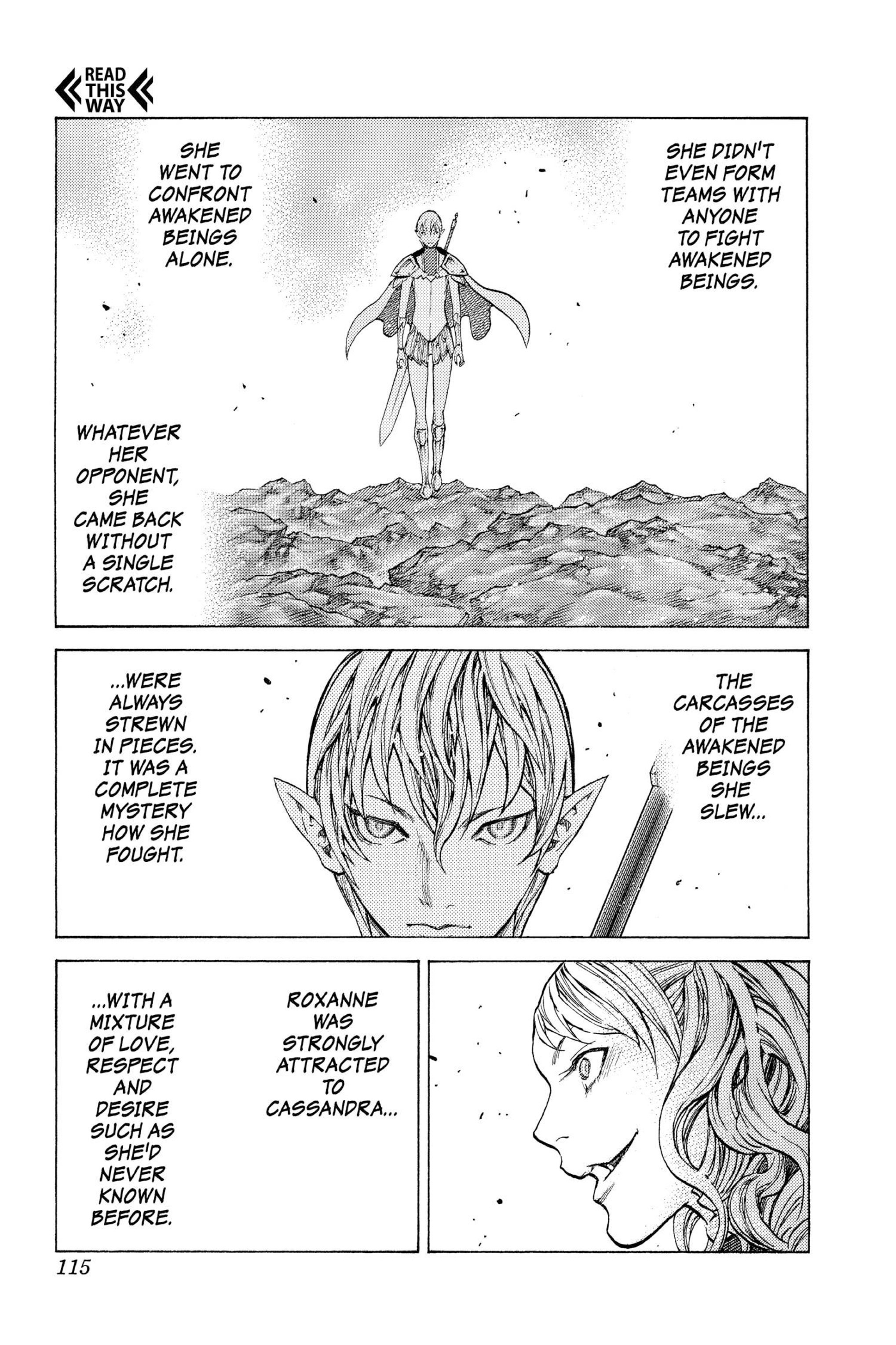 Read online Claymore comic -  Issue #21 - 105