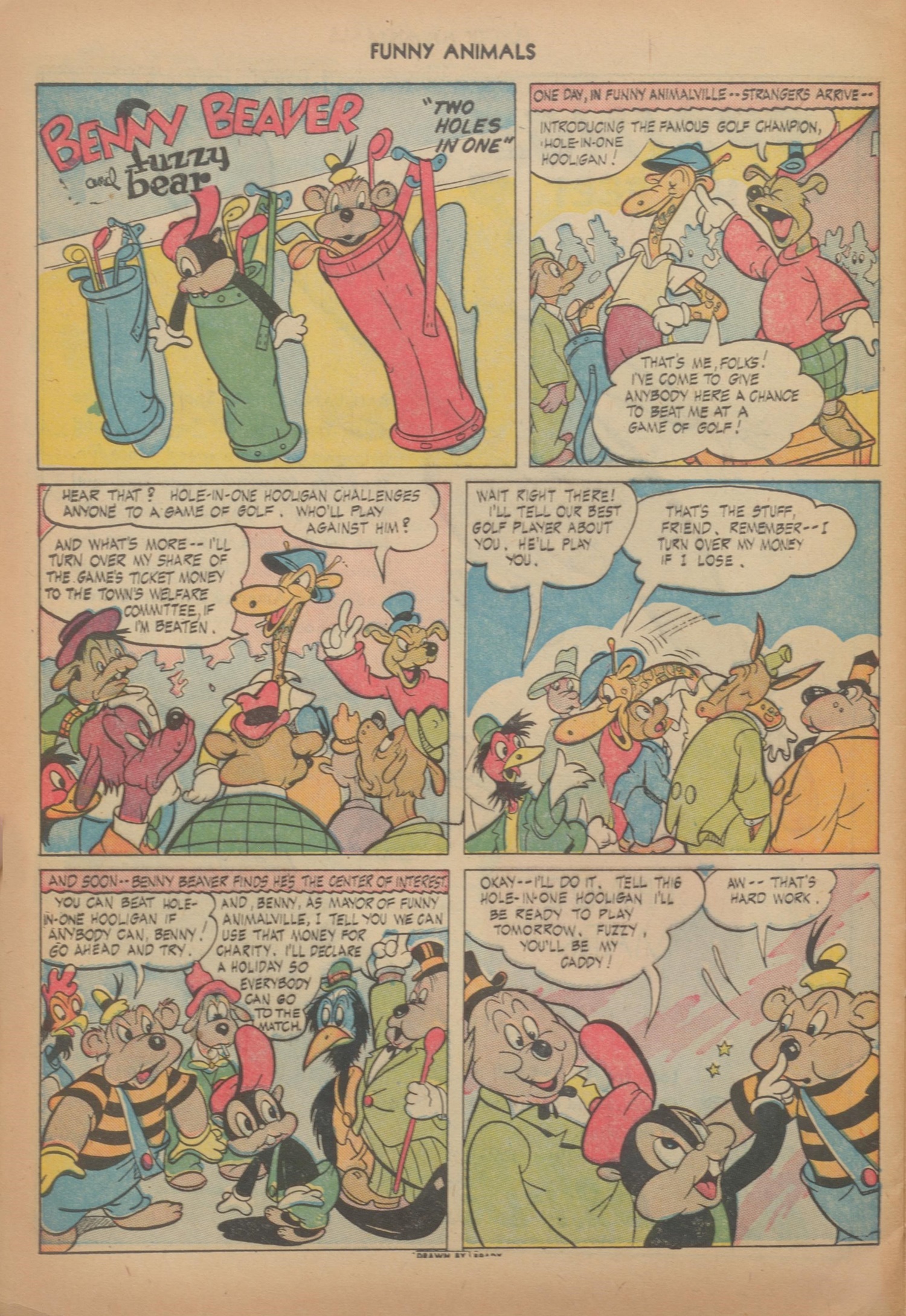 Read online Fawcett's Funny Animals comic -  Issue #51 - 28
