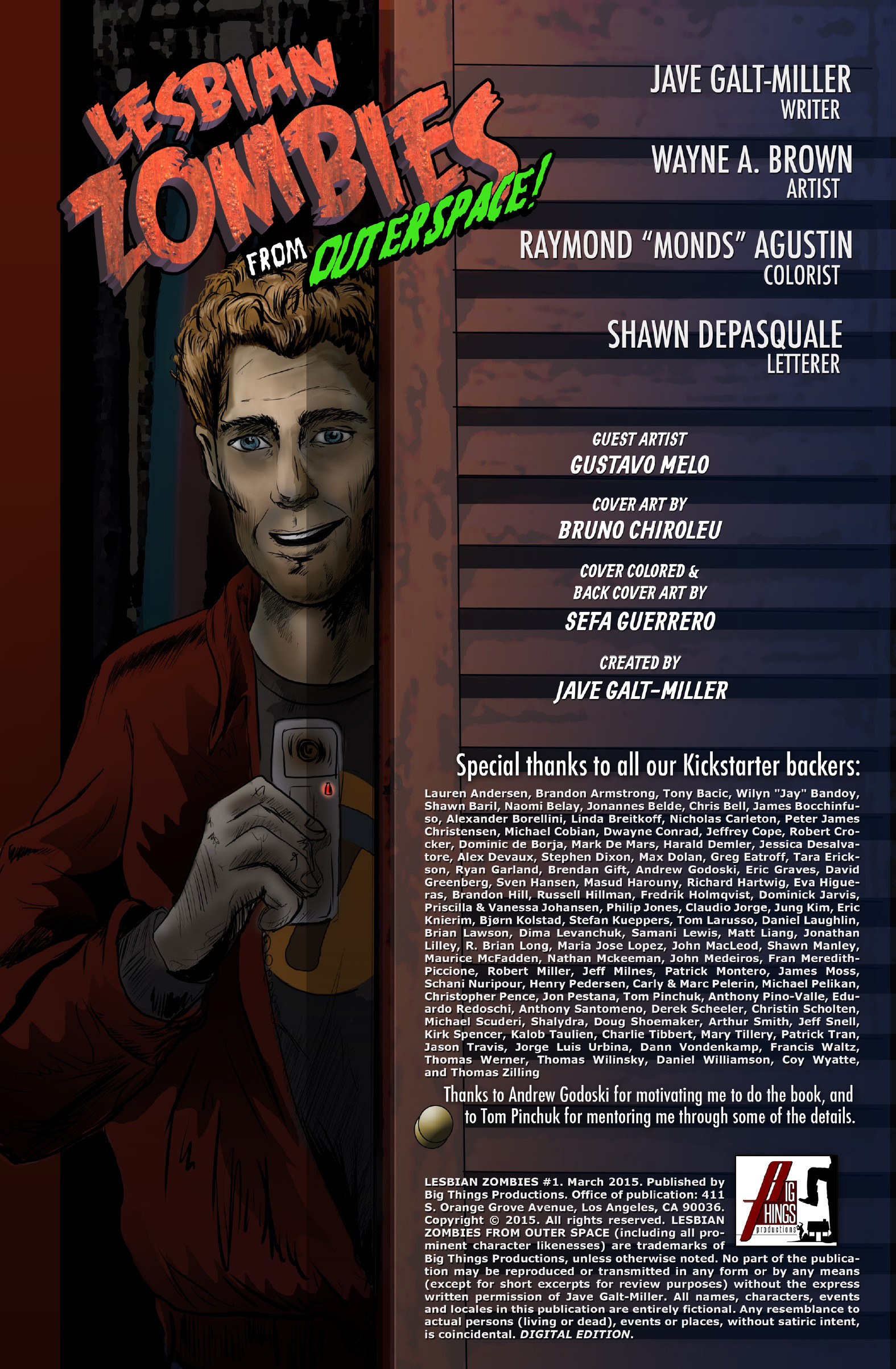 Read online Lesbian Zombies from Outer Space comic -  Issue #1 - 2