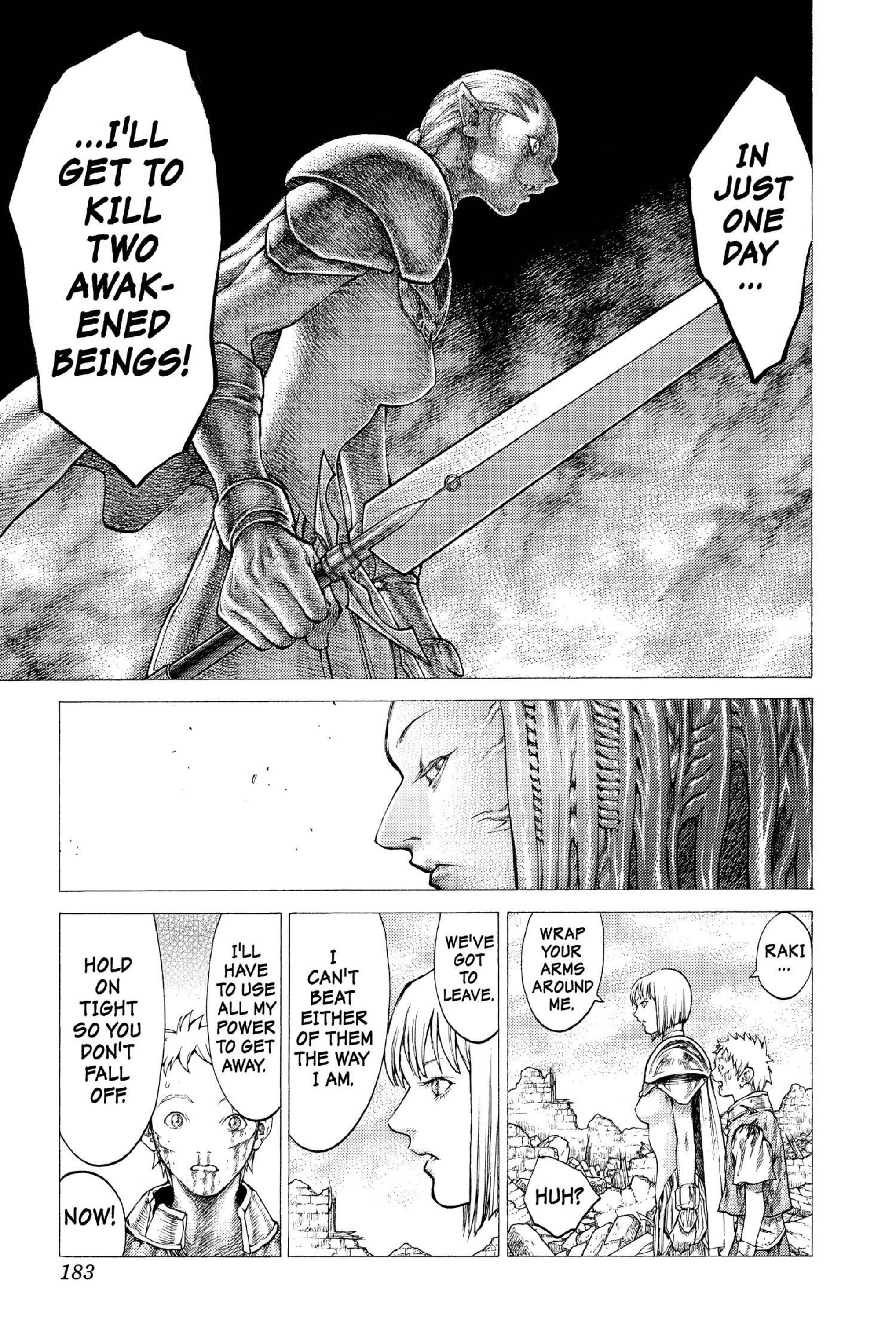 Read online Claymore comic -  Issue #6 - 172