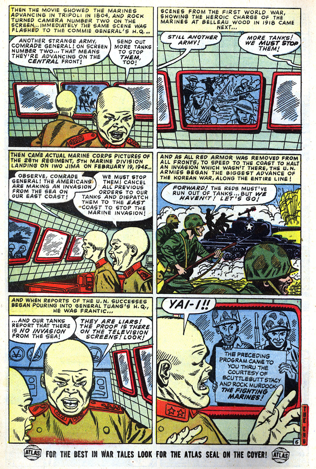 Read online Marines in Action comic -  Issue #2 - 8