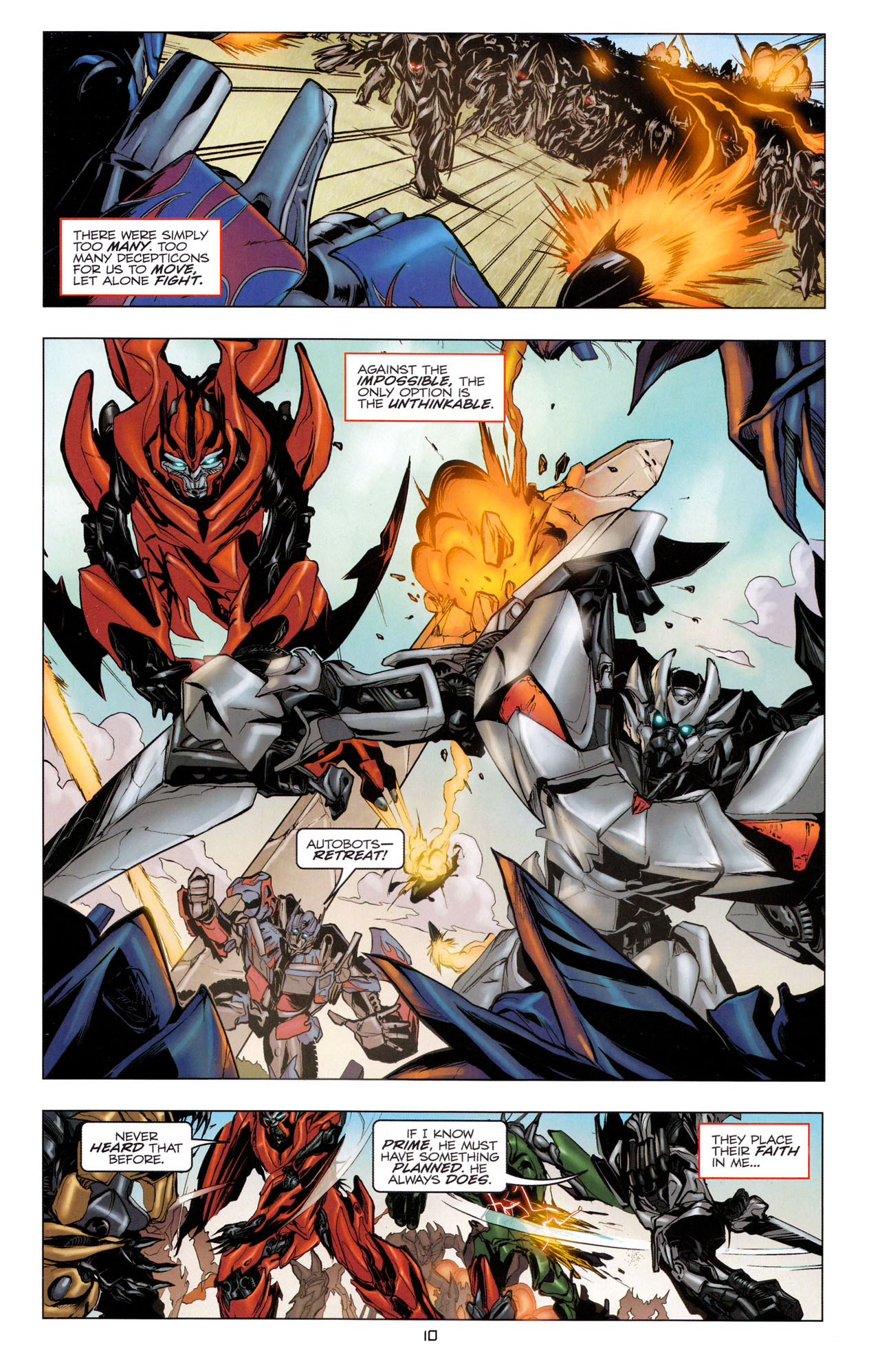 Read online Transformers: Dark of the Moon Movie Adaptation comic -  Issue #3 - 12