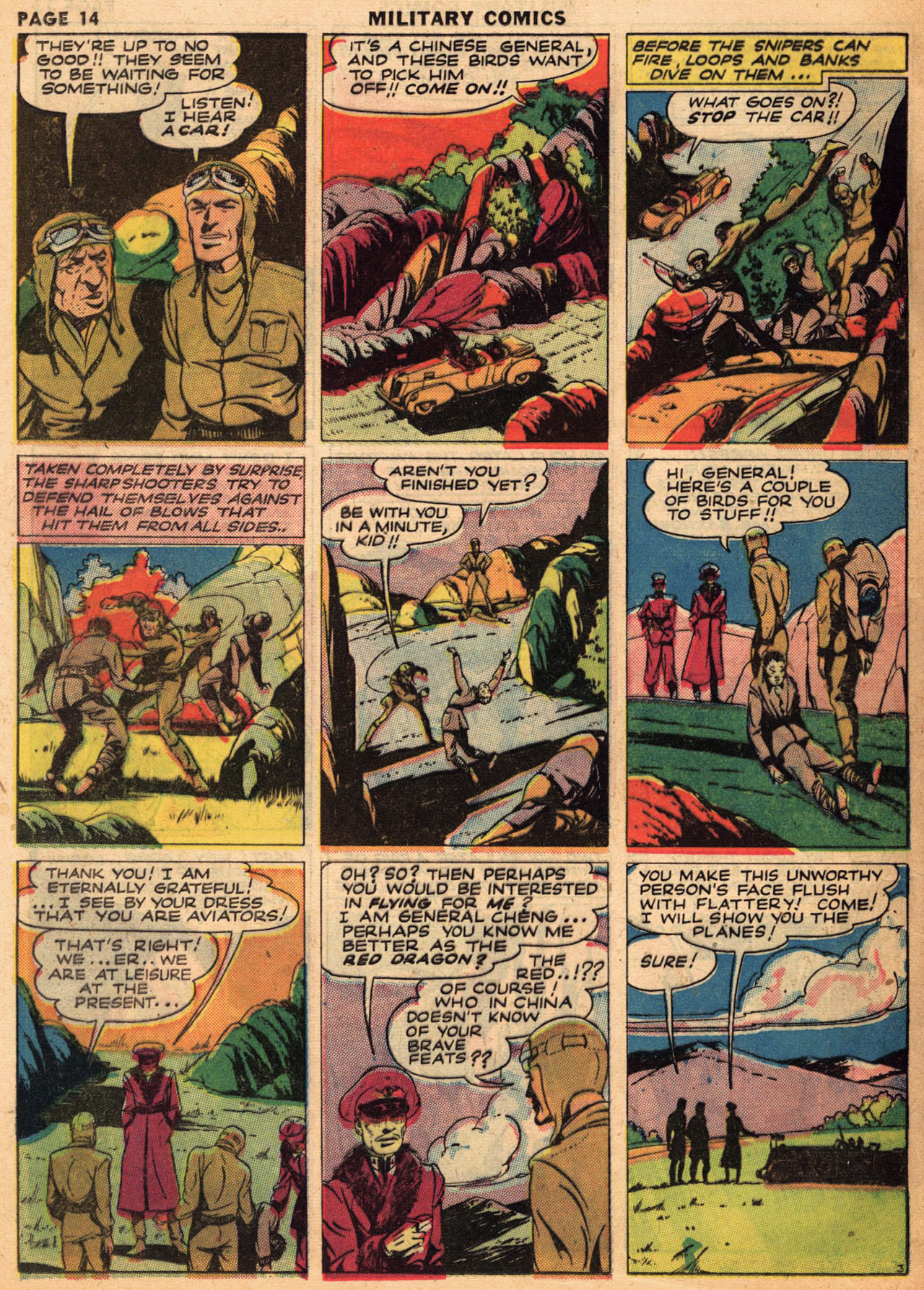 Read online Military Comics comic -  Issue #1 - 16