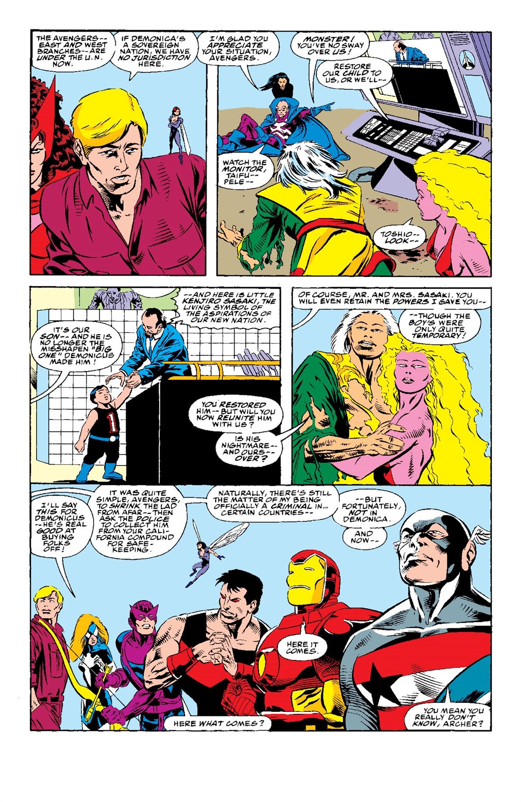 Read online Avengers West Coast Epic Collection: How The West Was Won comic -  Issue #Avengers West Coast Epic Collection California Screaming (Part 3) - 32