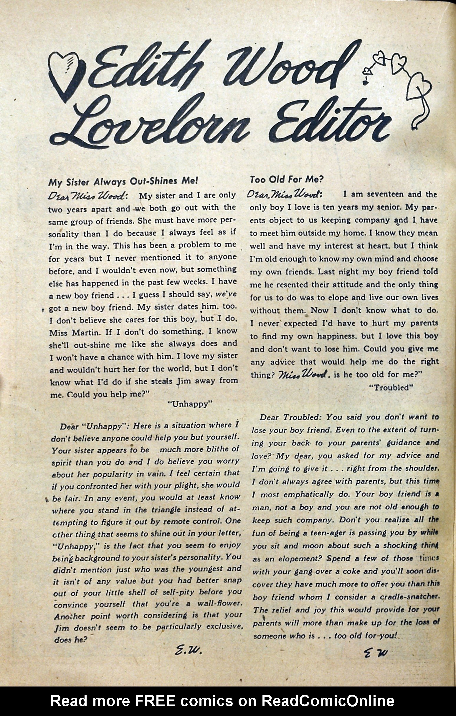 Read online Secret Love comic -  Issue #5 - 20