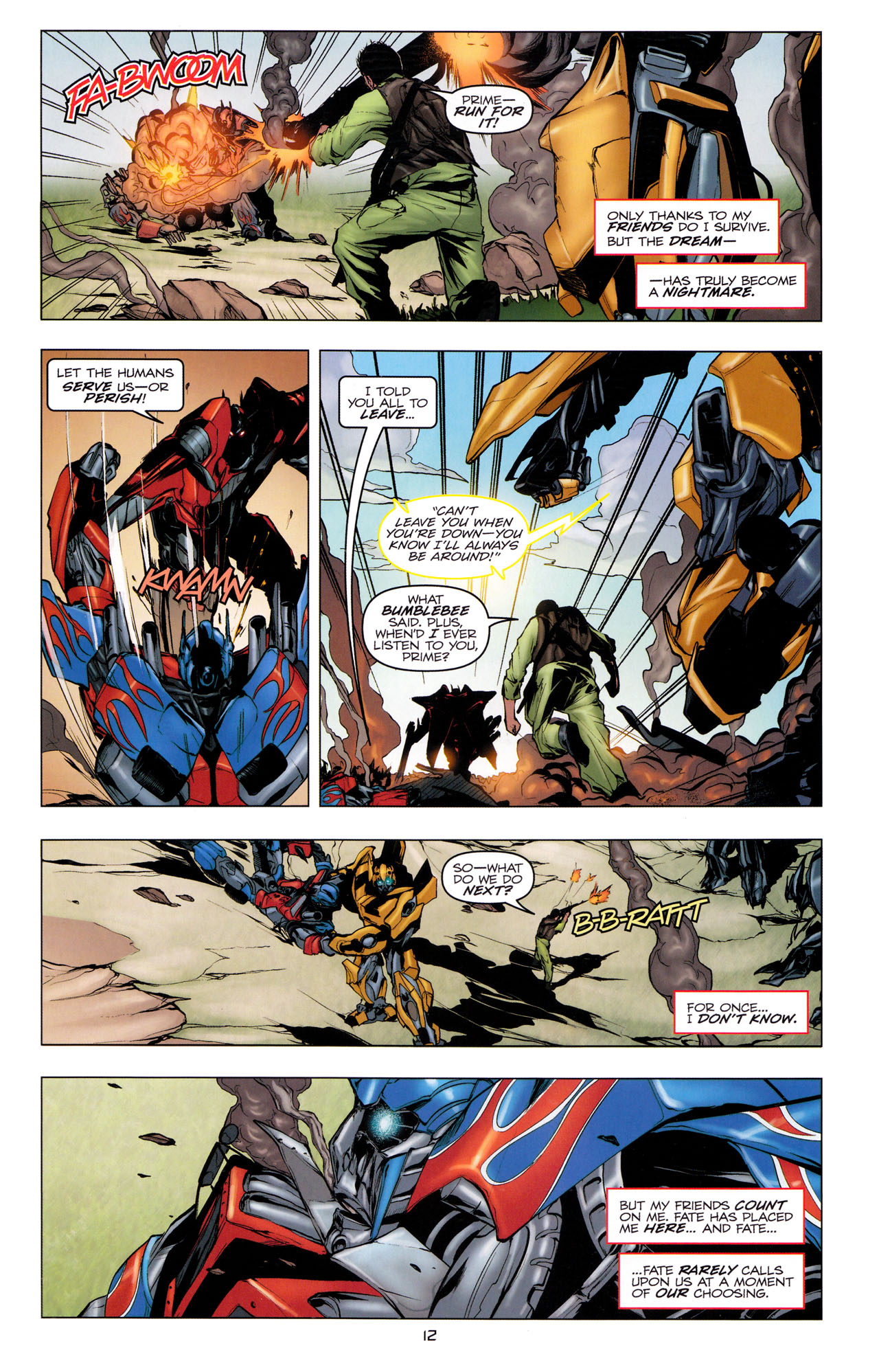 Read online Transformers: Dark of the Moon Movie Adaptation comic -  Issue #3 - 14
