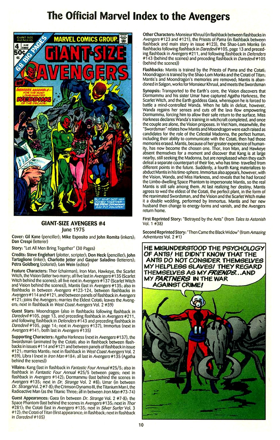 Read online The Official Marvel Index to the Avengers comic -  Issue #3 - 12