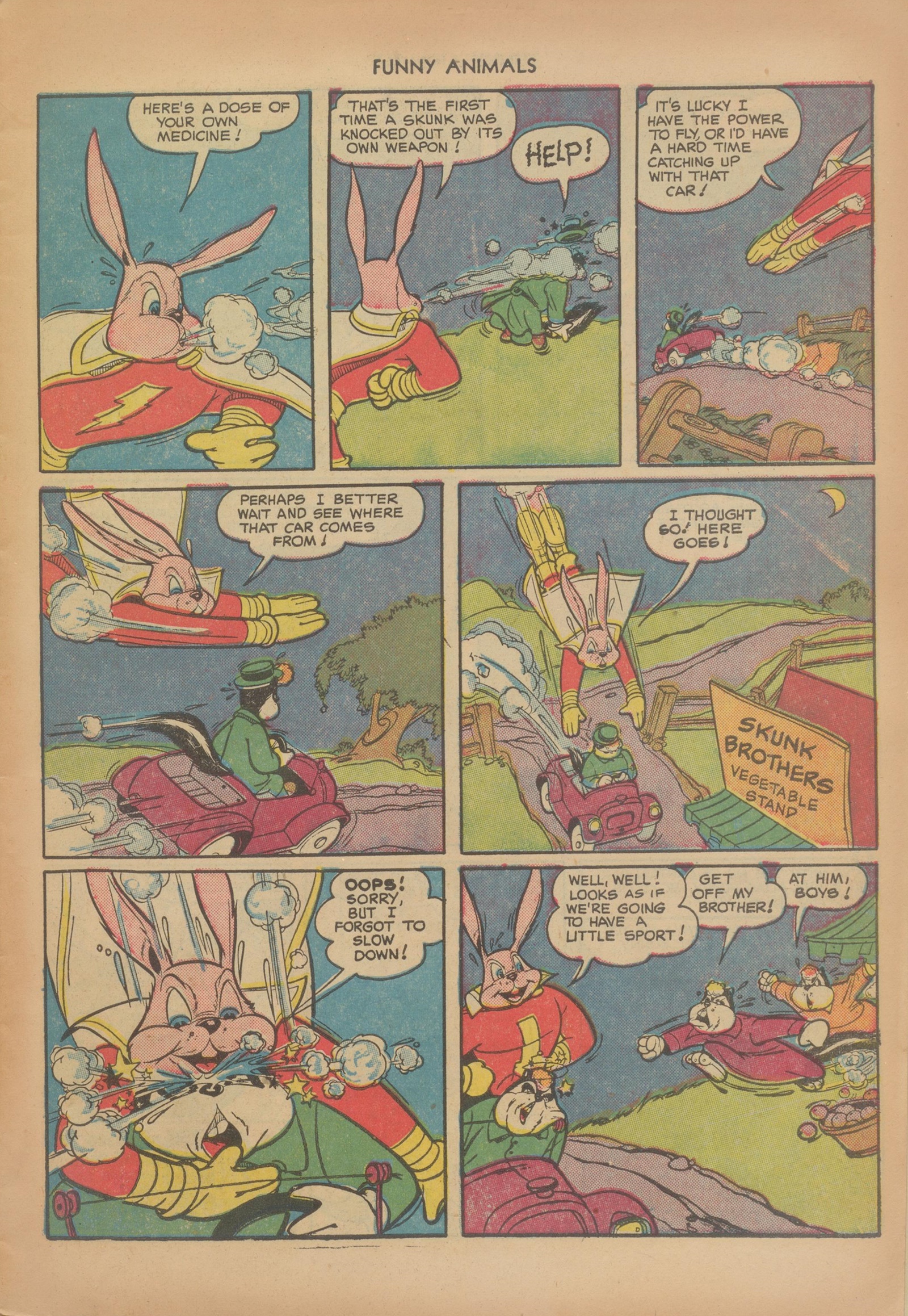 Read online Fawcett's Funny Animals comic -  Issue #68 - 7