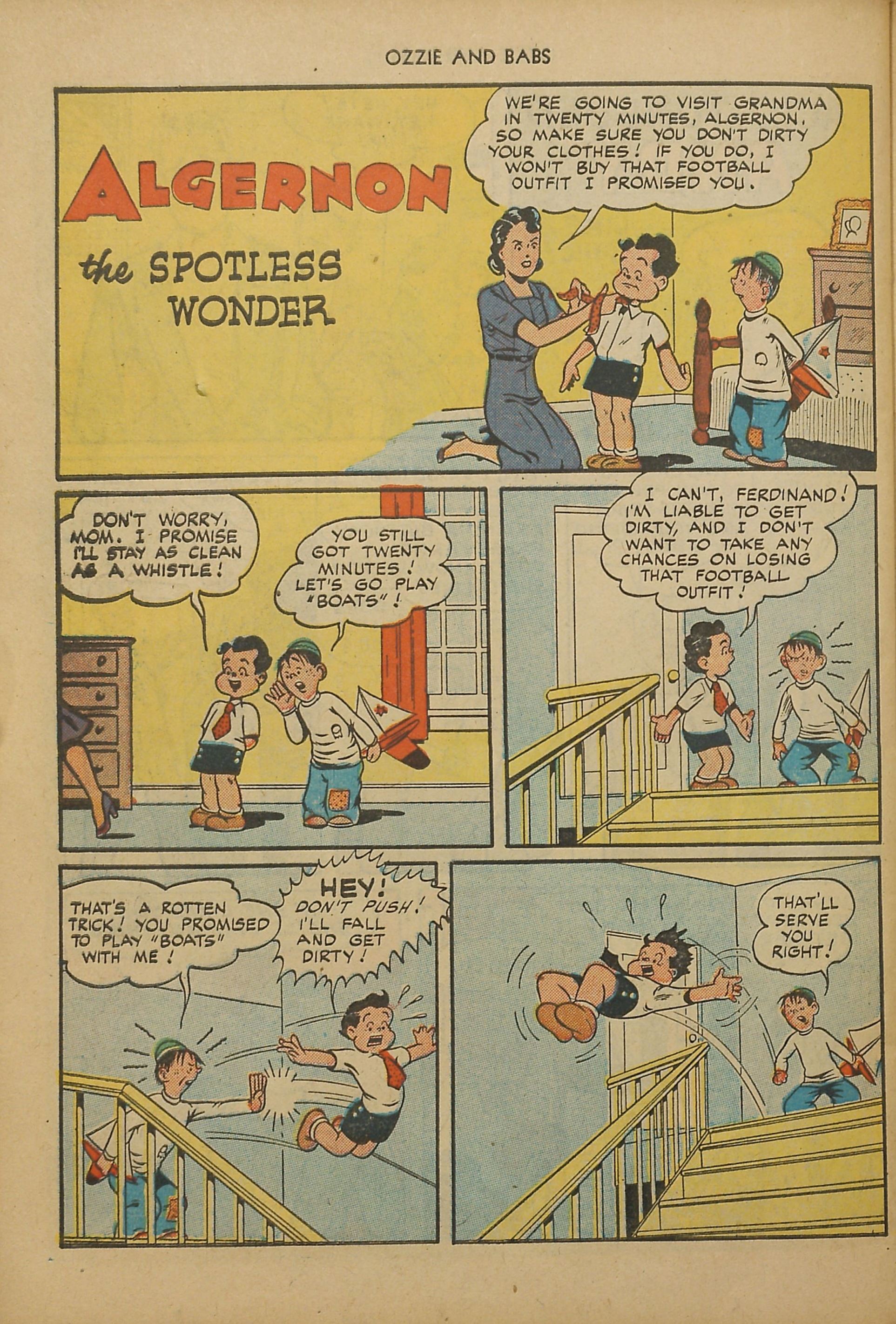 Read online Ozzie And Babs comic -  Issue #10 - 34