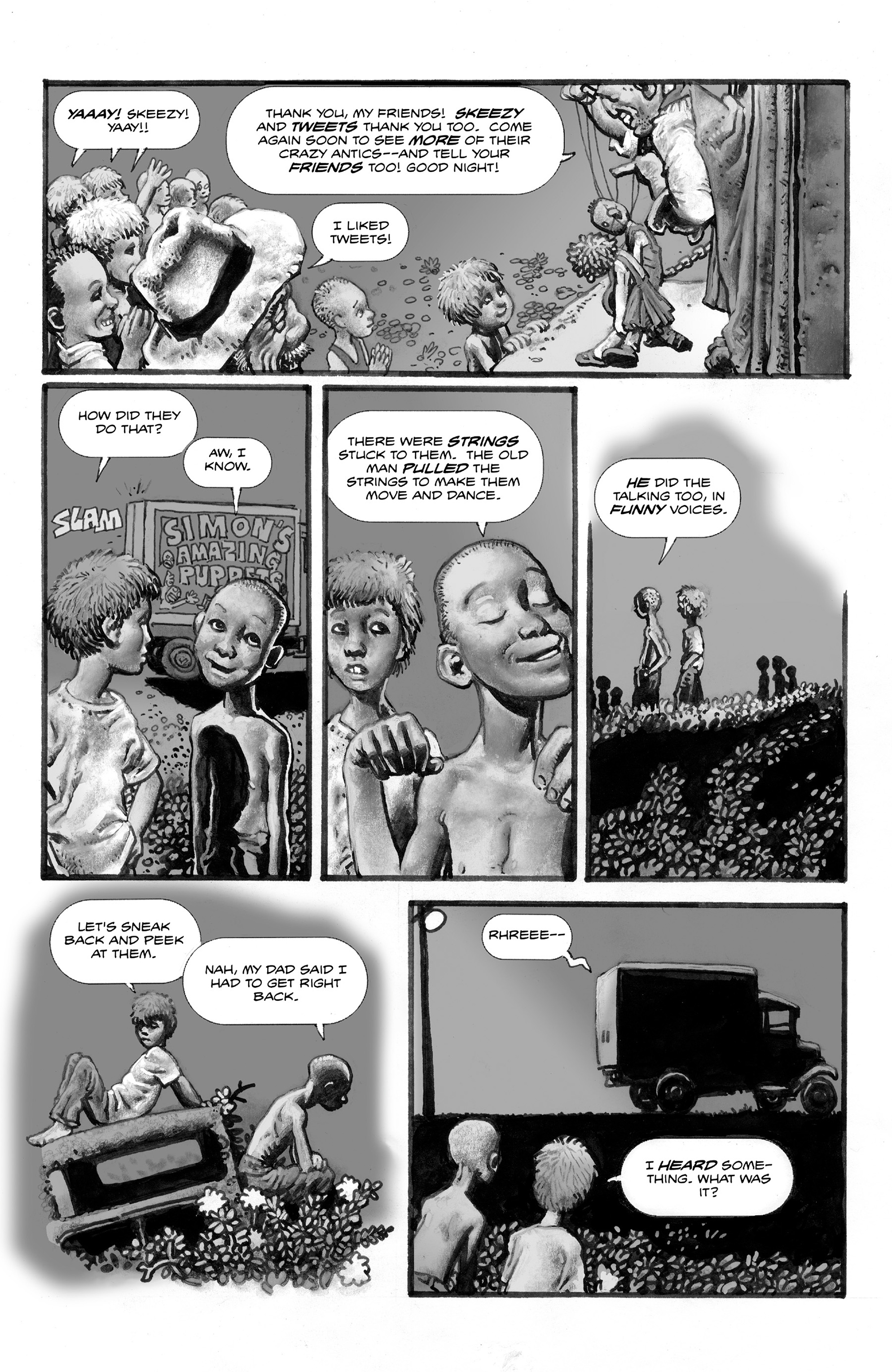 Read online Shadows on the Grave comic -  Issue #1 - 4