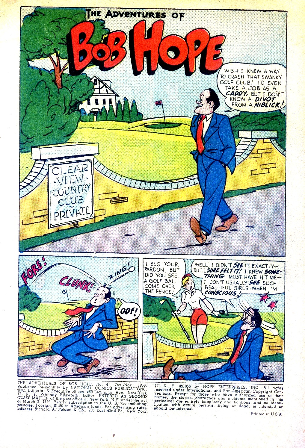 Read online The Adventures of Bob Hope comic -  Issue #41 - 3