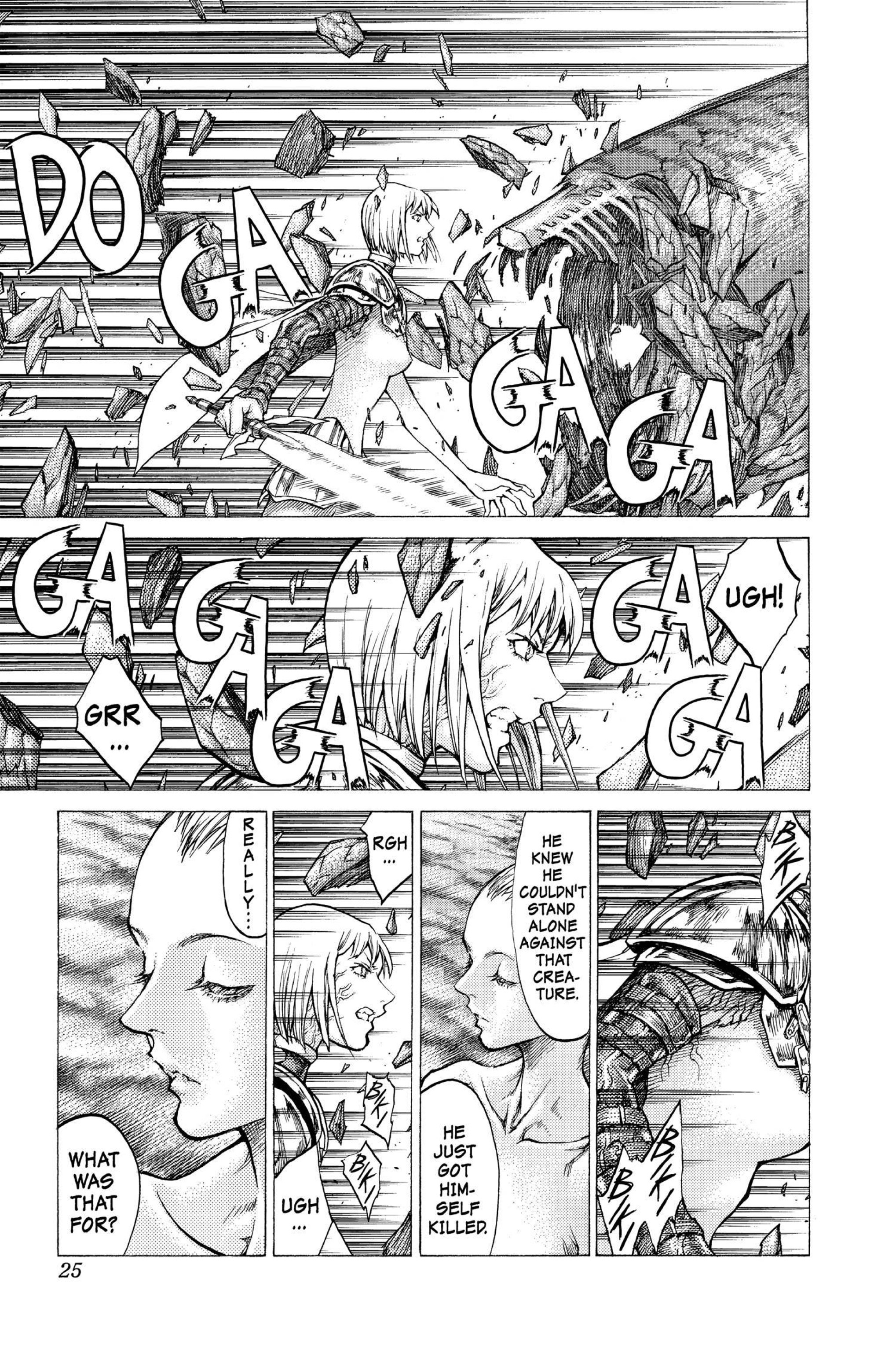 Read online Claymore comic -  Issue #8 - 24