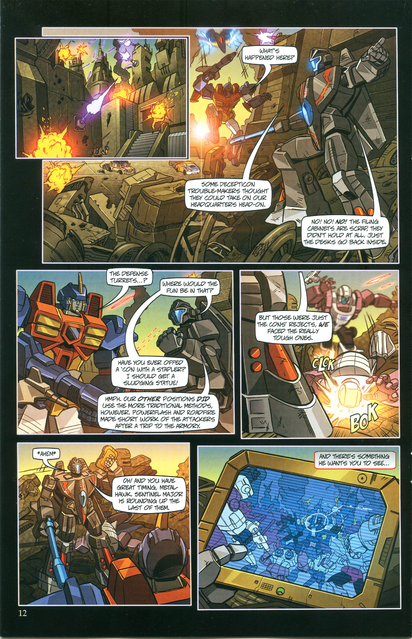 Read online Transformers: Collectors' Club comic -  Issue #35 - 12