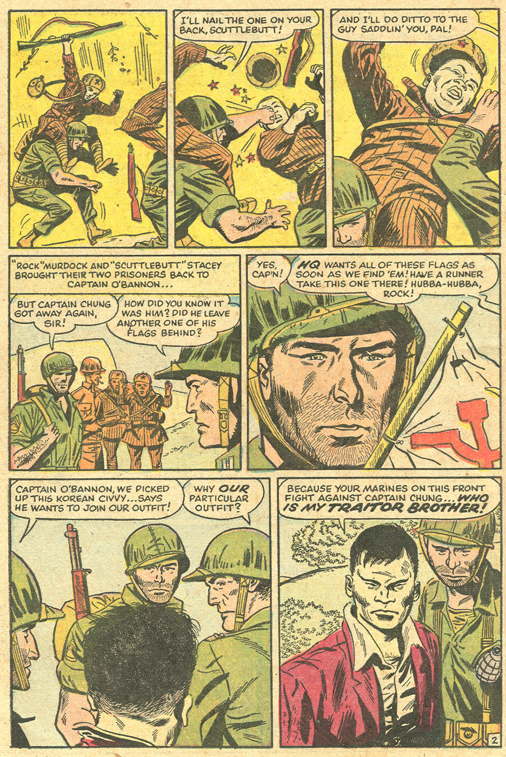 Read online Marines in Action comic -  Issue #9 - 4