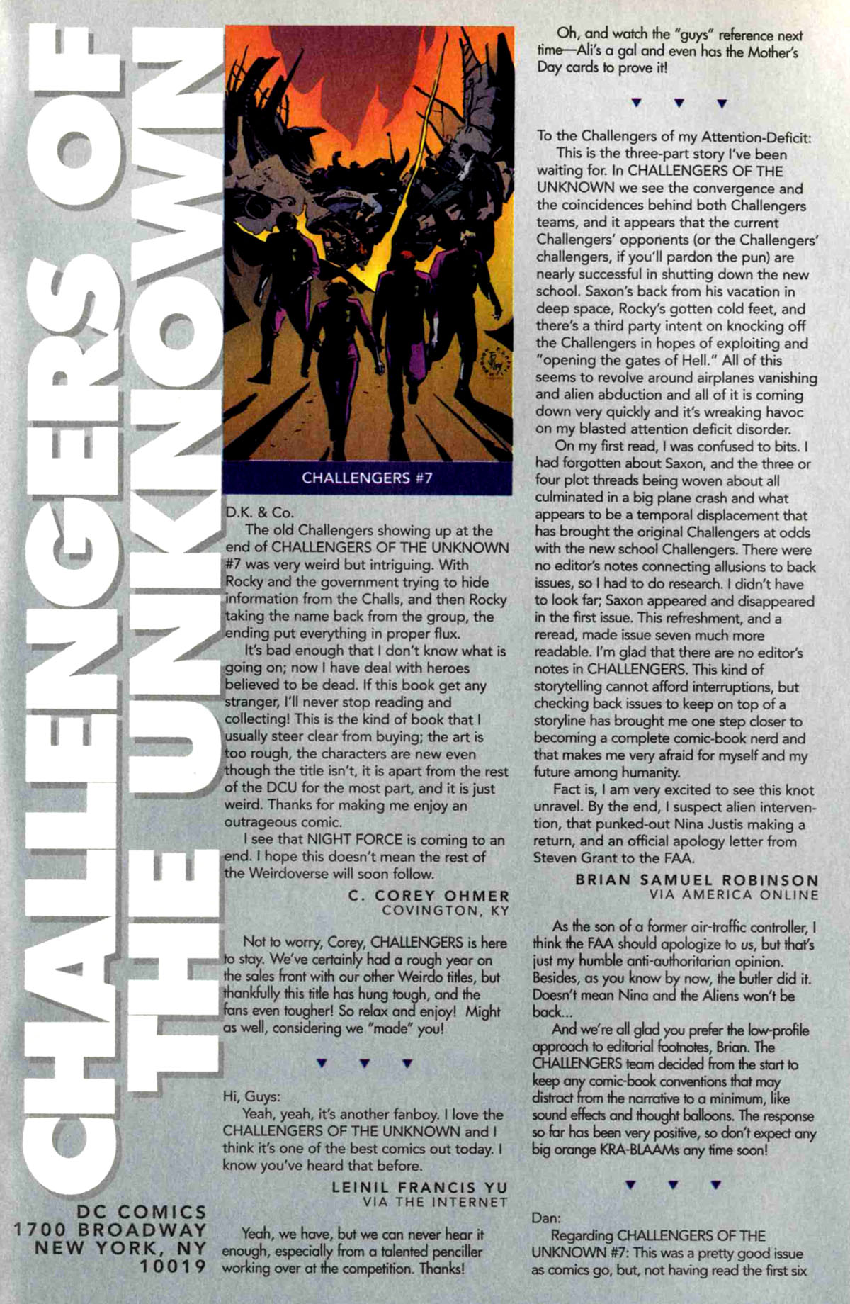 Read online Challengers of the Unknown (1997) comic -  Issue #11 - 33