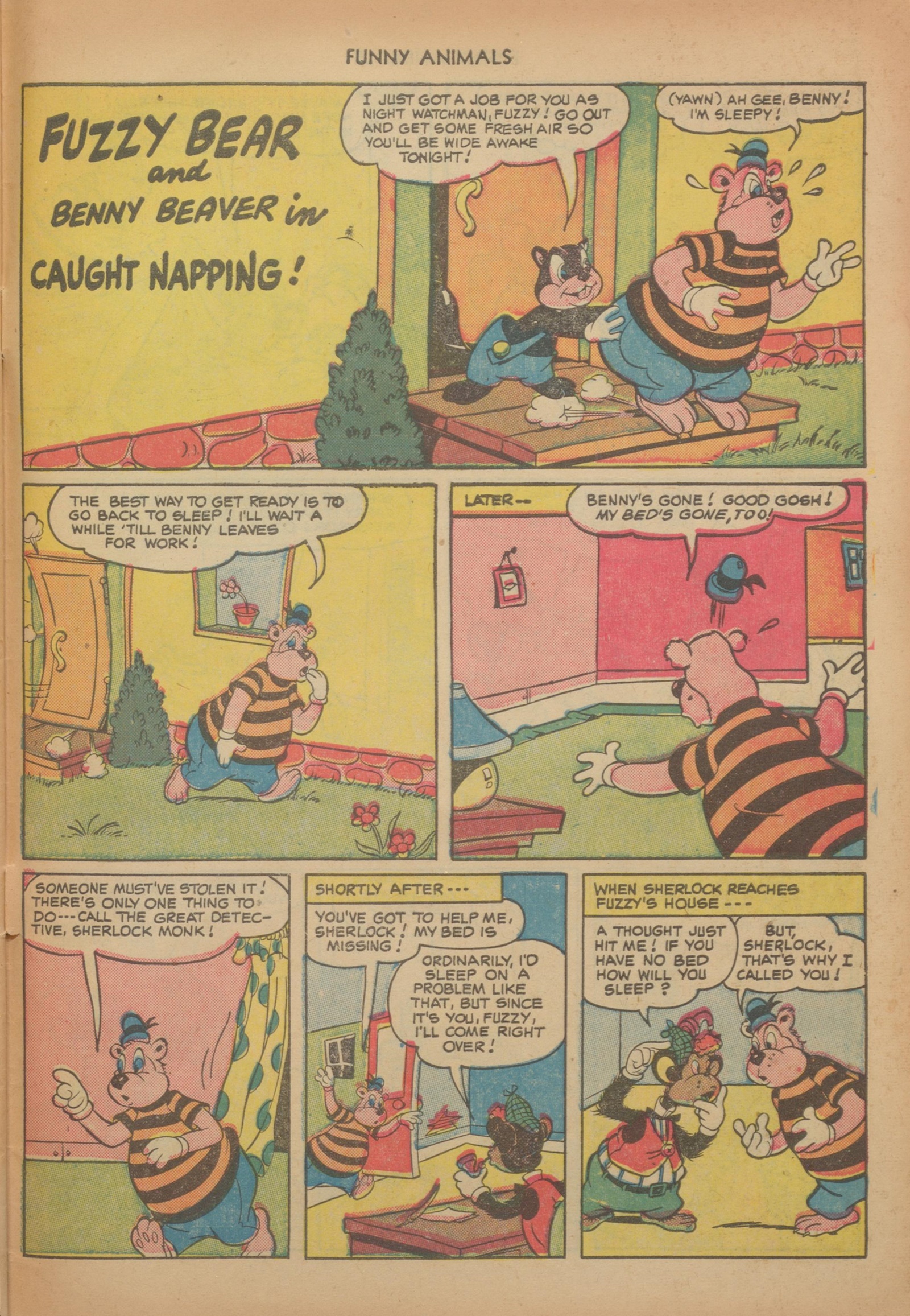 Read online Fawcett's Funny Animals comic -  Issue #68 - 31