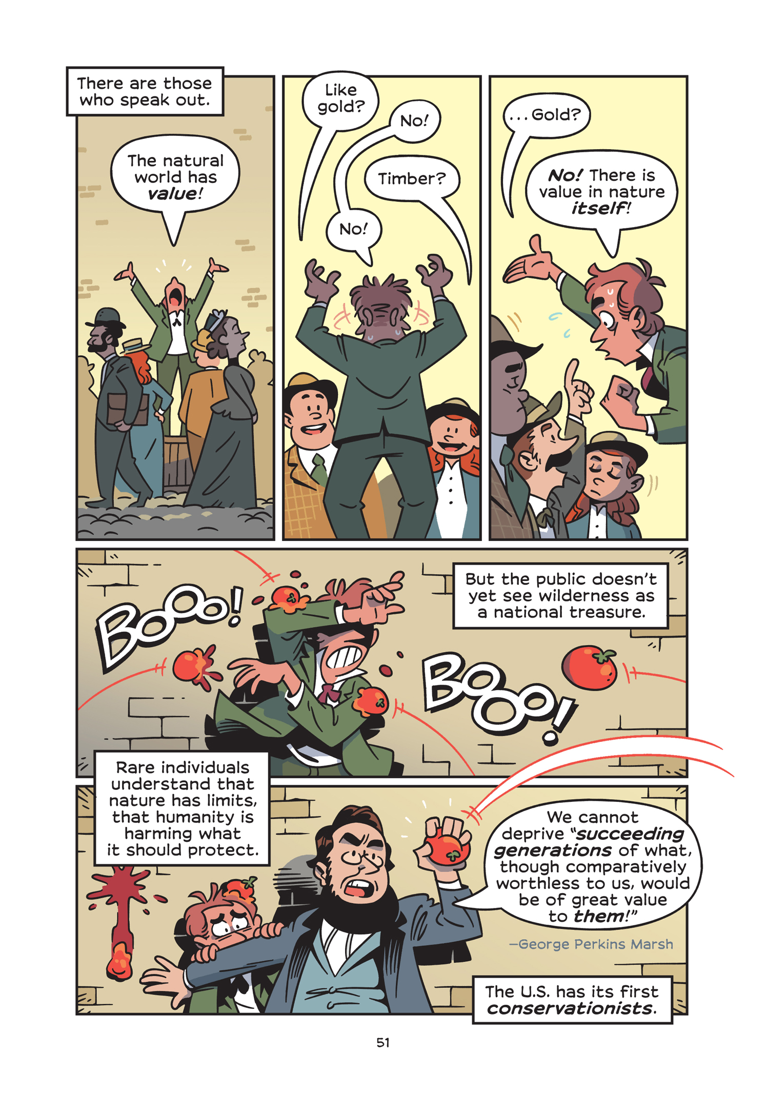 Read online History Comics comic -  Issue # The American Bison - The Buffalos Survival Tale - 57