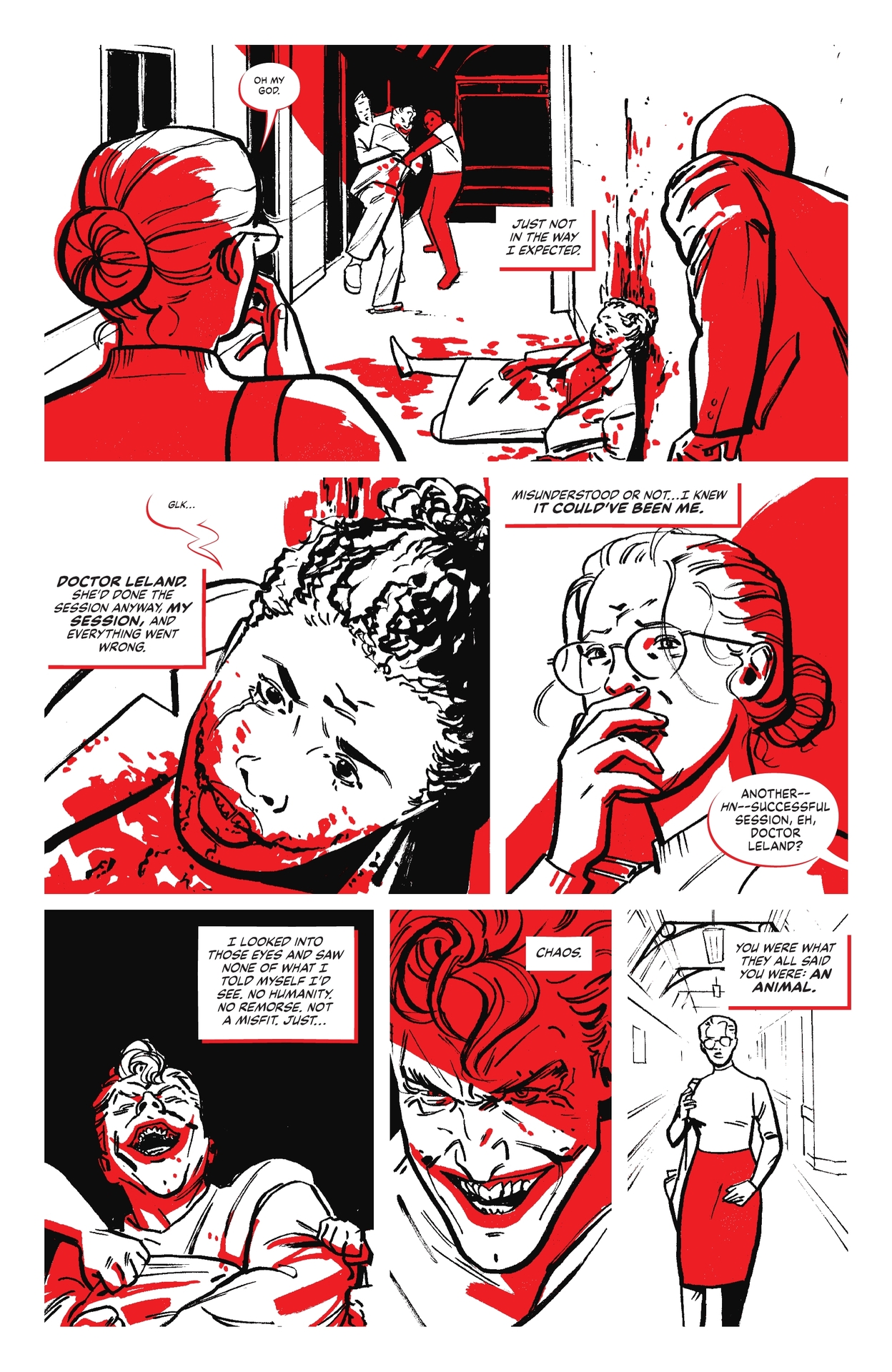 Read online Harley Quinn: Black   White   Redder comic -  Issue #3 - 21
