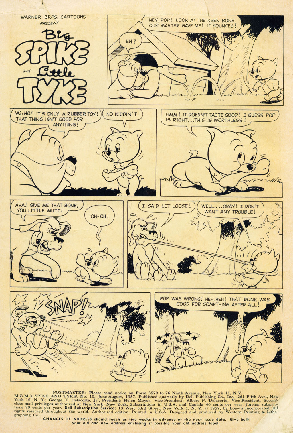 Read online M.G.M's Spike and Tyke comic -  Issue #10 - 2