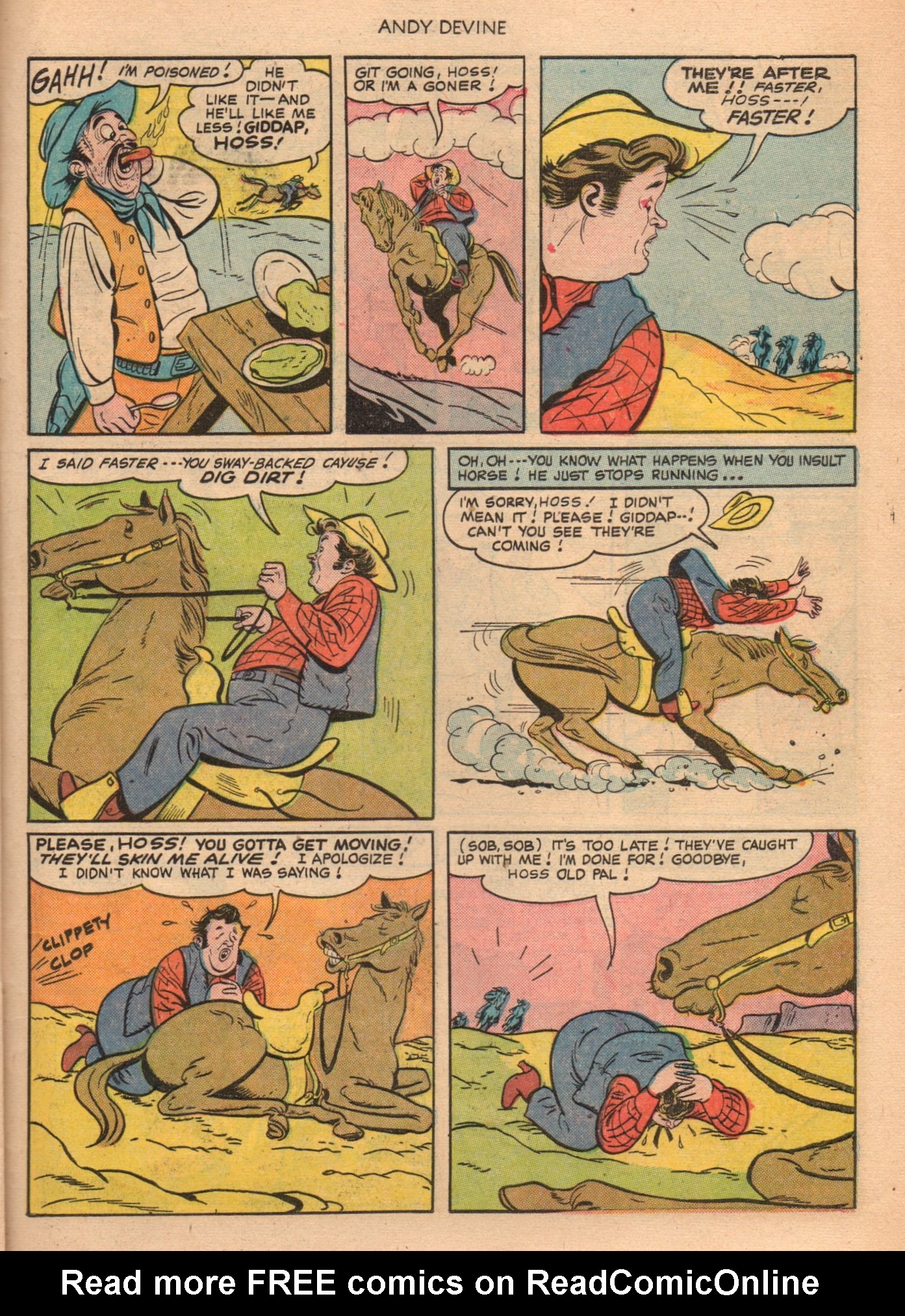 Read online Andy Devine Western comic -  Issue #1 - 23