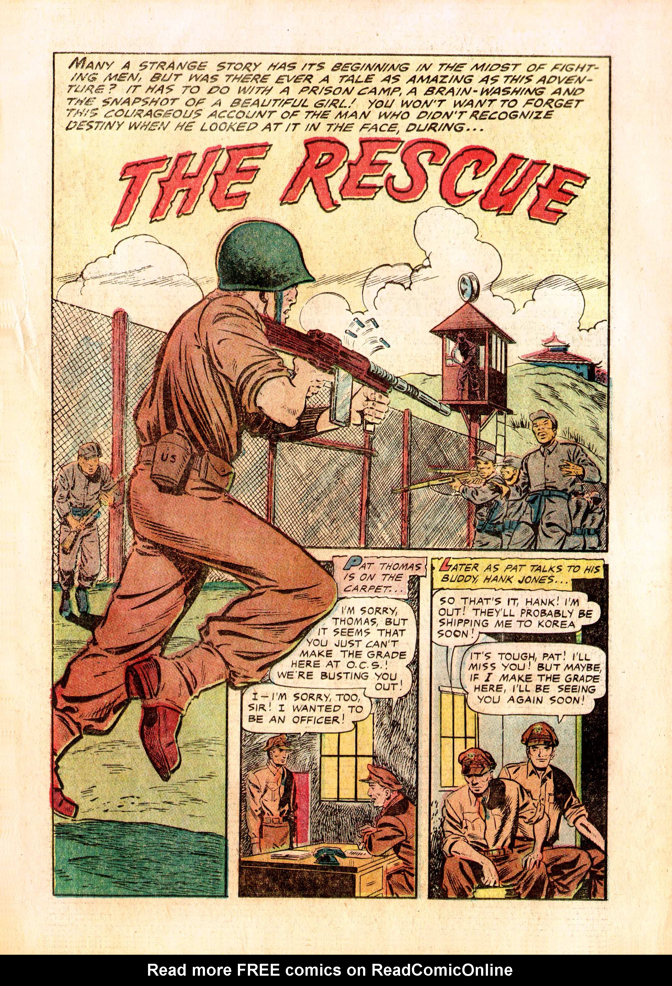 Read online Men in Action (1957) comic -  Issue #3 - 12