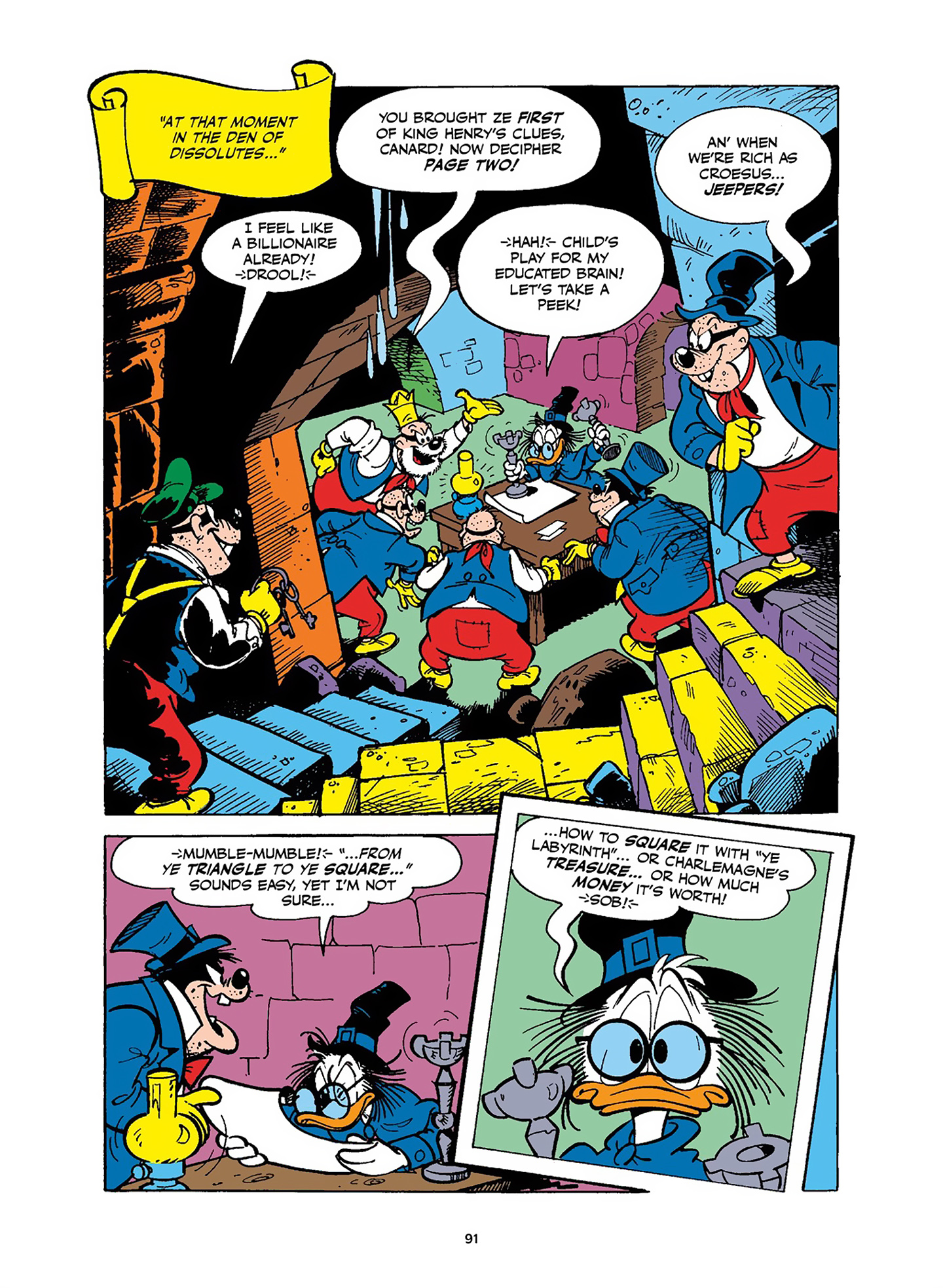 Read online Uncle Scrooge and Donald Duck in Les Misérables and War and Peace comic -  Issue # TPB (Part 1) - 92
